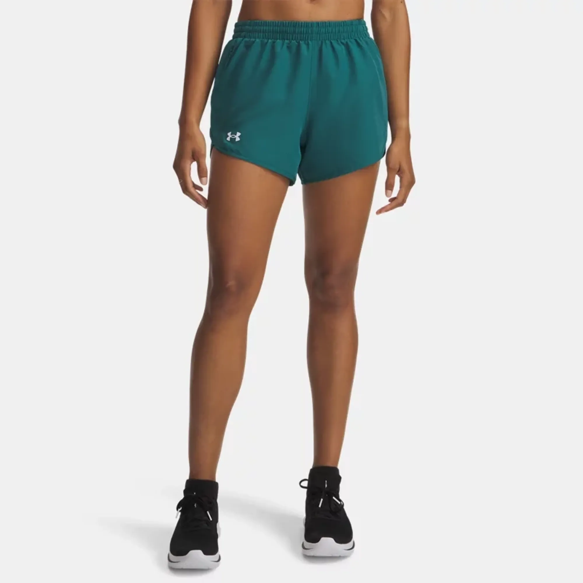 Under Armour  Fly-By Women's 3" Shorts Rack Green / Rack Green / Reflective L