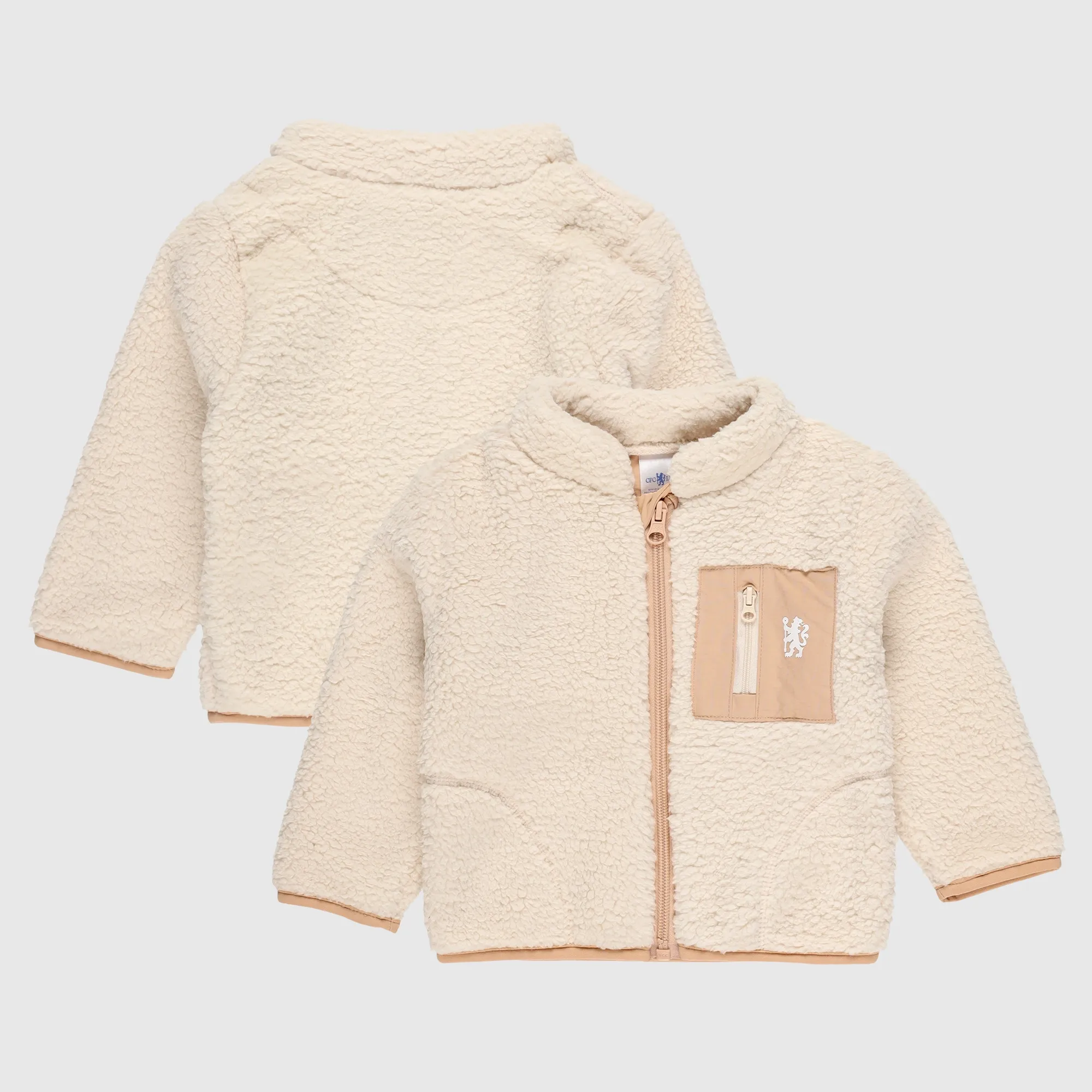 Chelsea Sherpa Fleece Lion Pocket Jacket - Infant