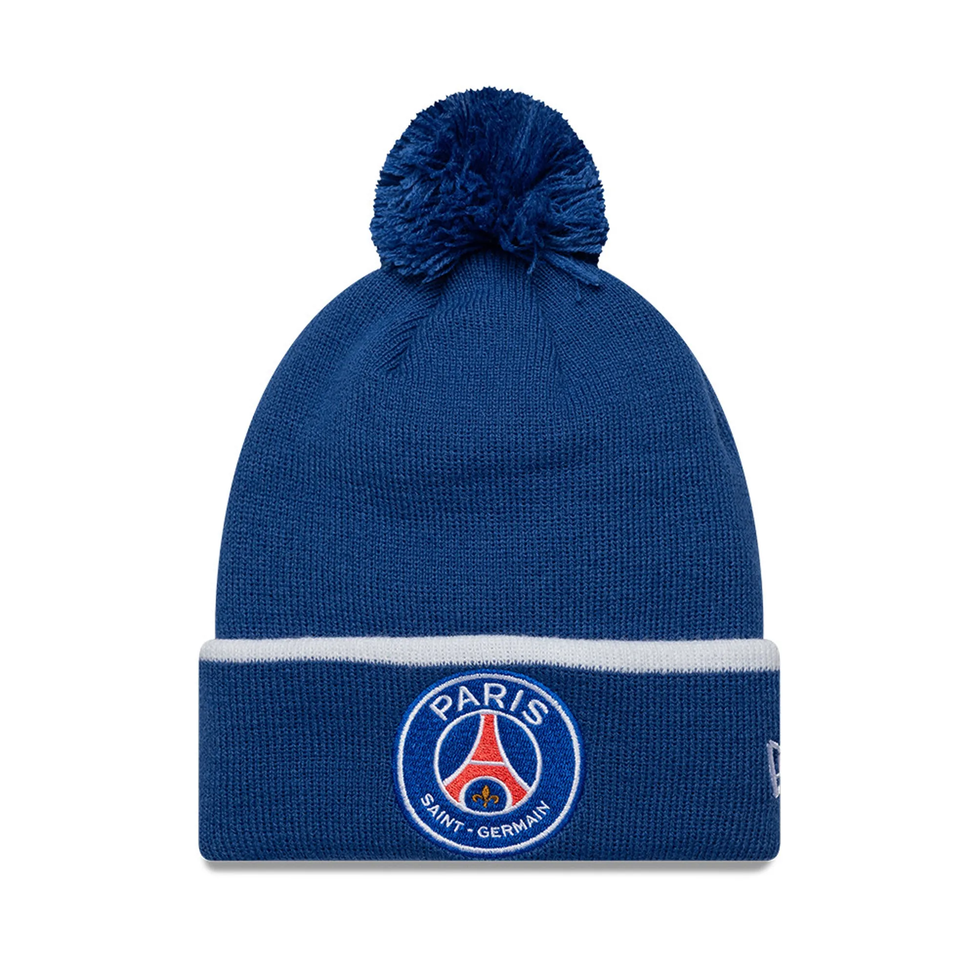 New Era Cap PSG New Era Core Cuffed Pom Beanie - Blue - Kids