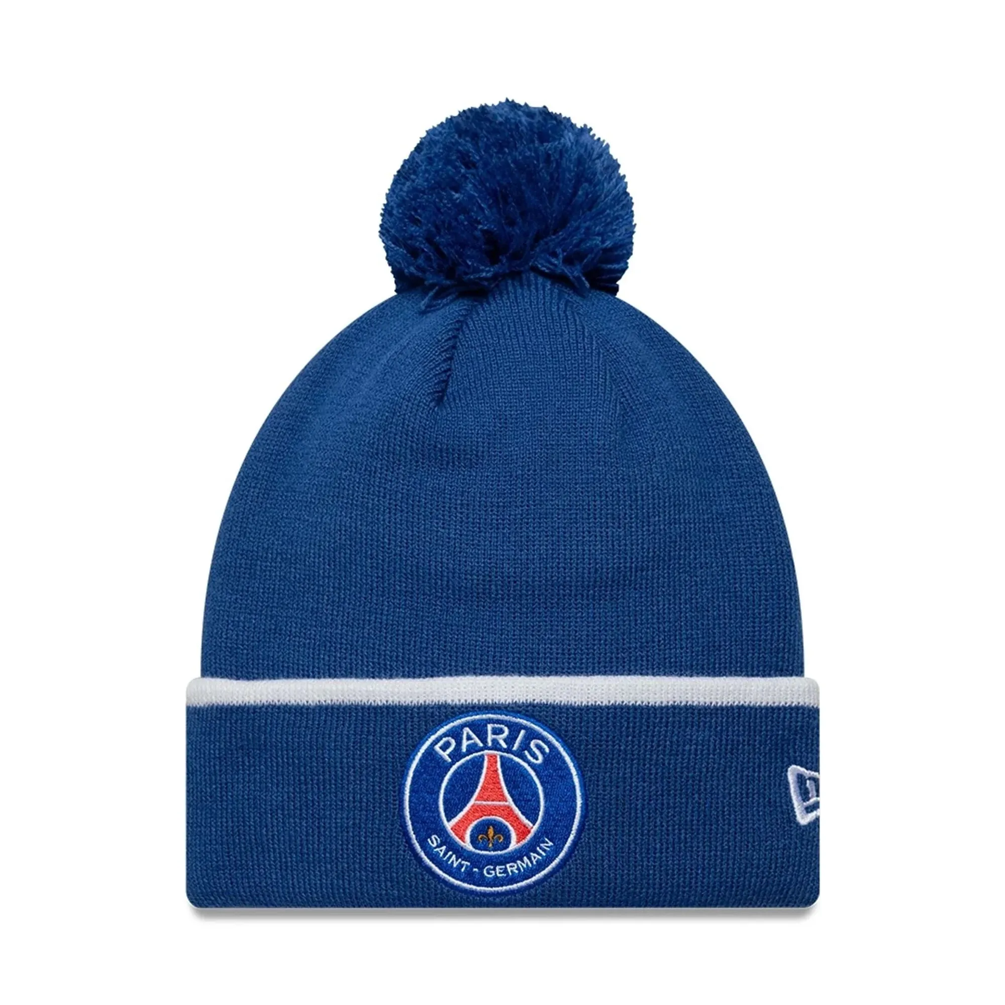 Paris Saint Germain Core Blue Cuff knit Beanie Hat New Era Cap adult unisex