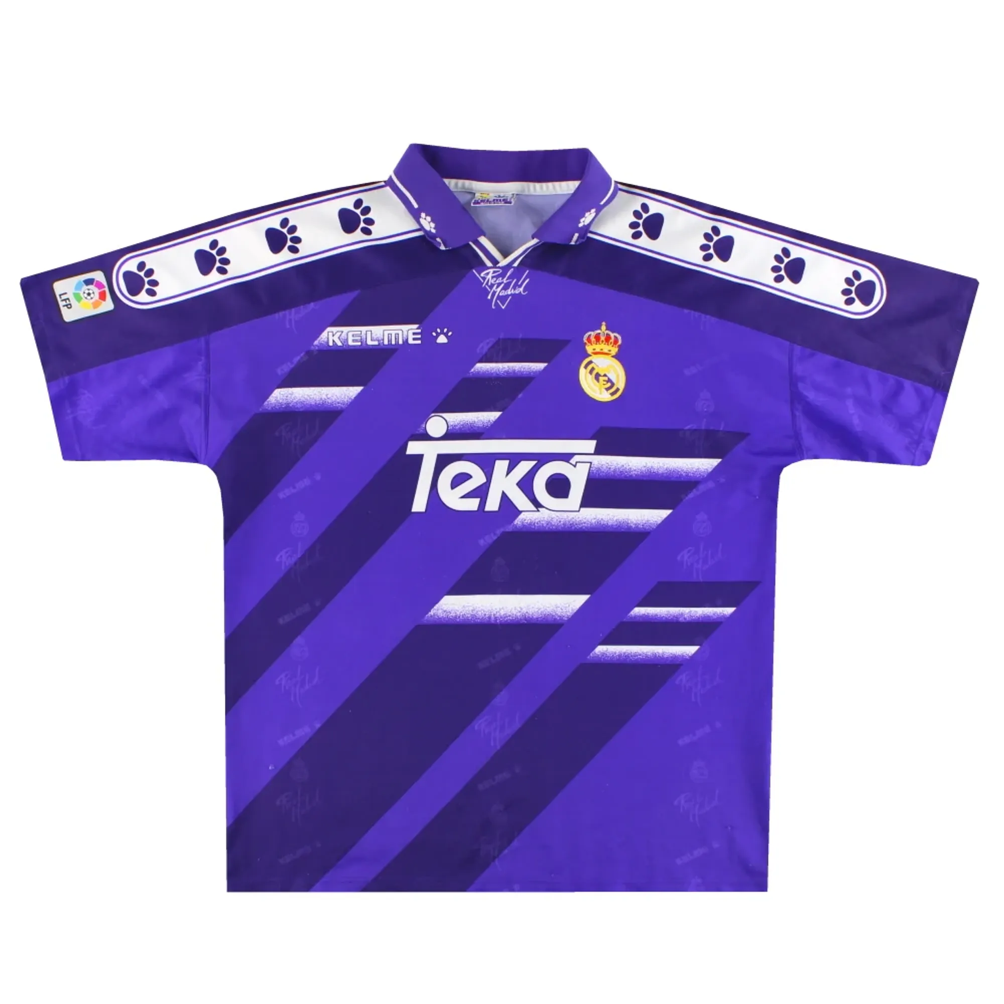 1994-96 Real Madrid Kelme Away Shirt L - Real Madrid / Very good