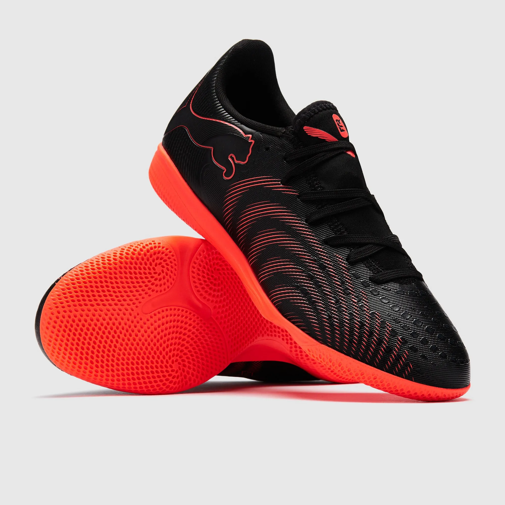 Puma Future 9 Play IN Puma Black Glowing Red Strong Gray