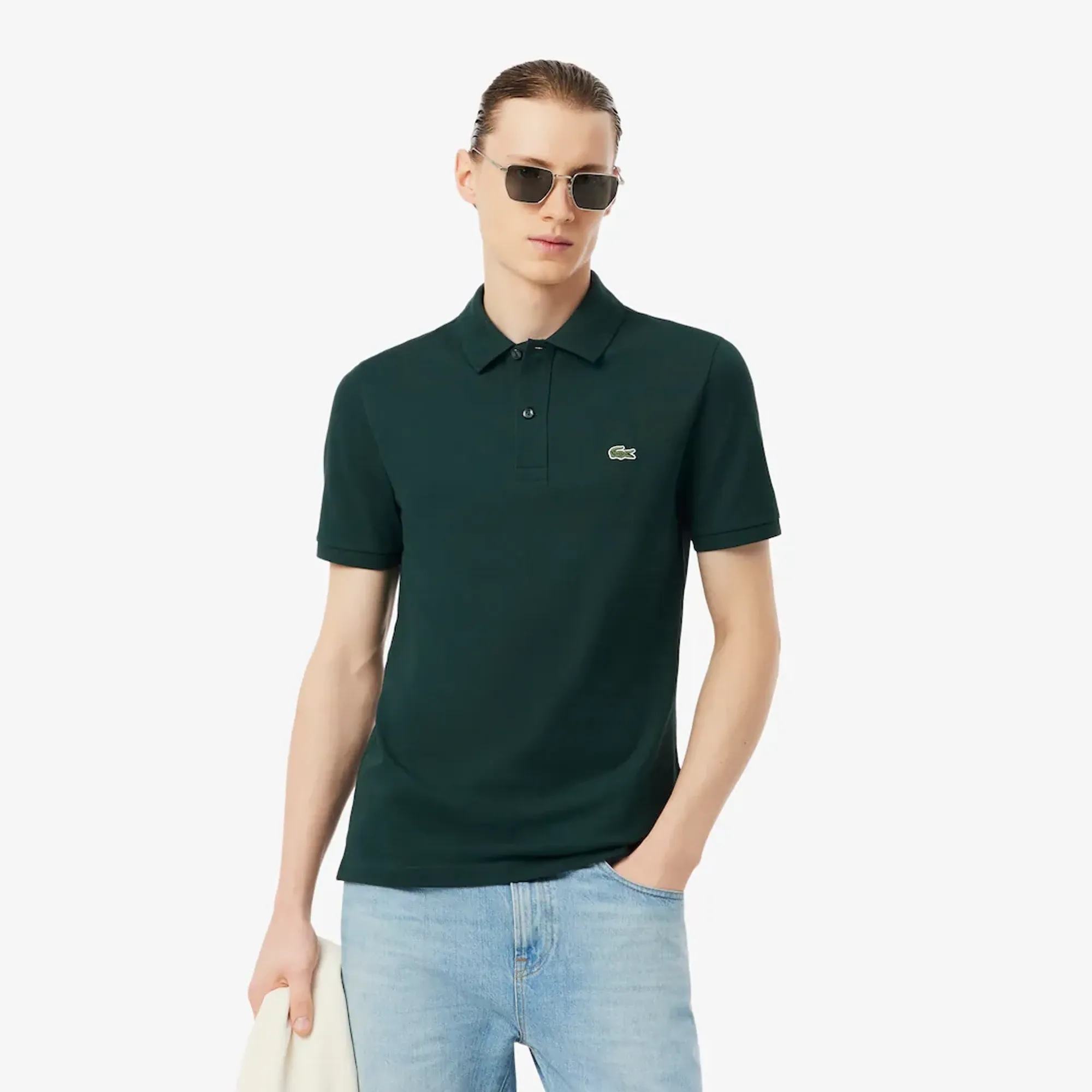 Lacoste Slim Fit L.12.12 Original Polo Shirt - Green