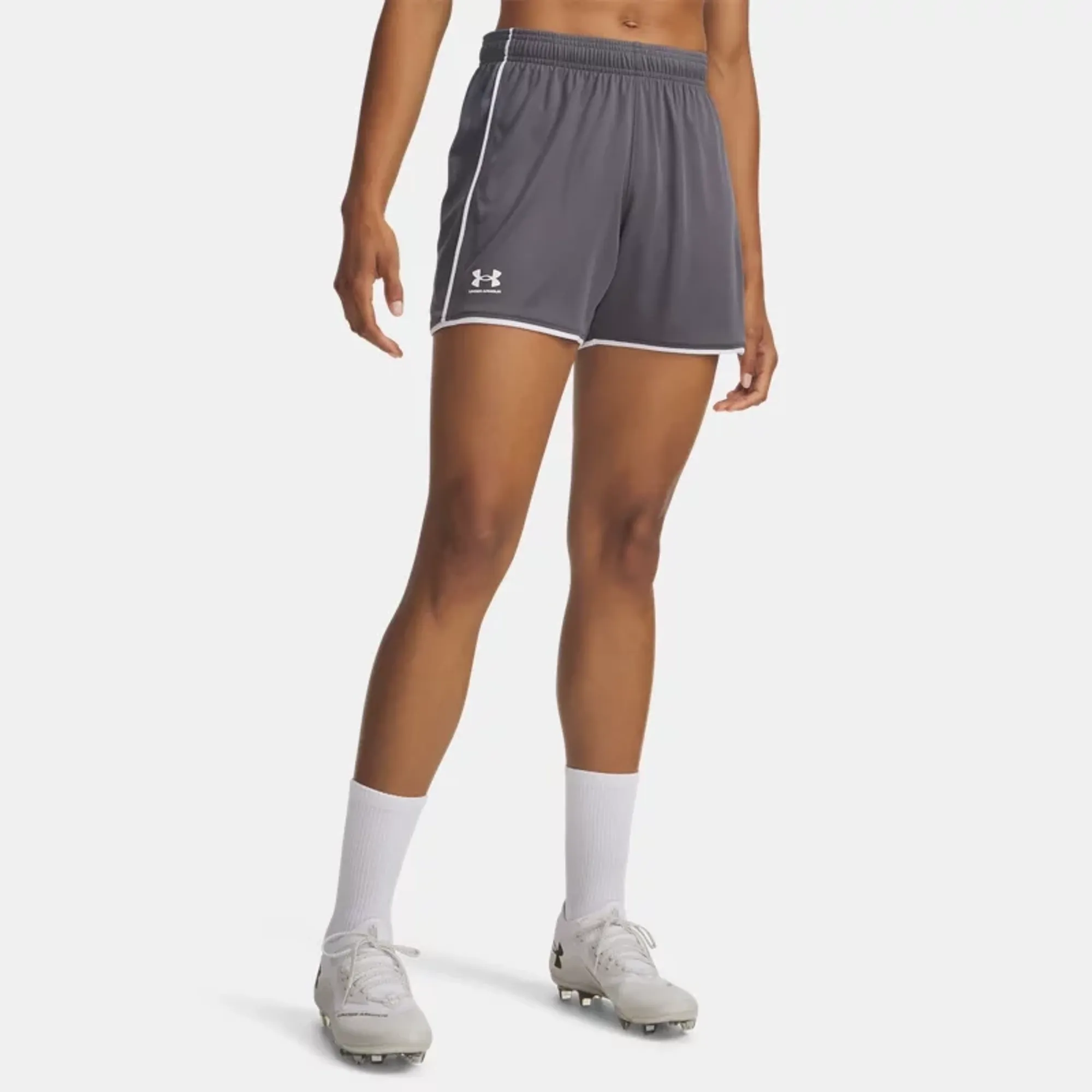 Under Armour  Challenger Train Women's Shorts Castlerock / White L