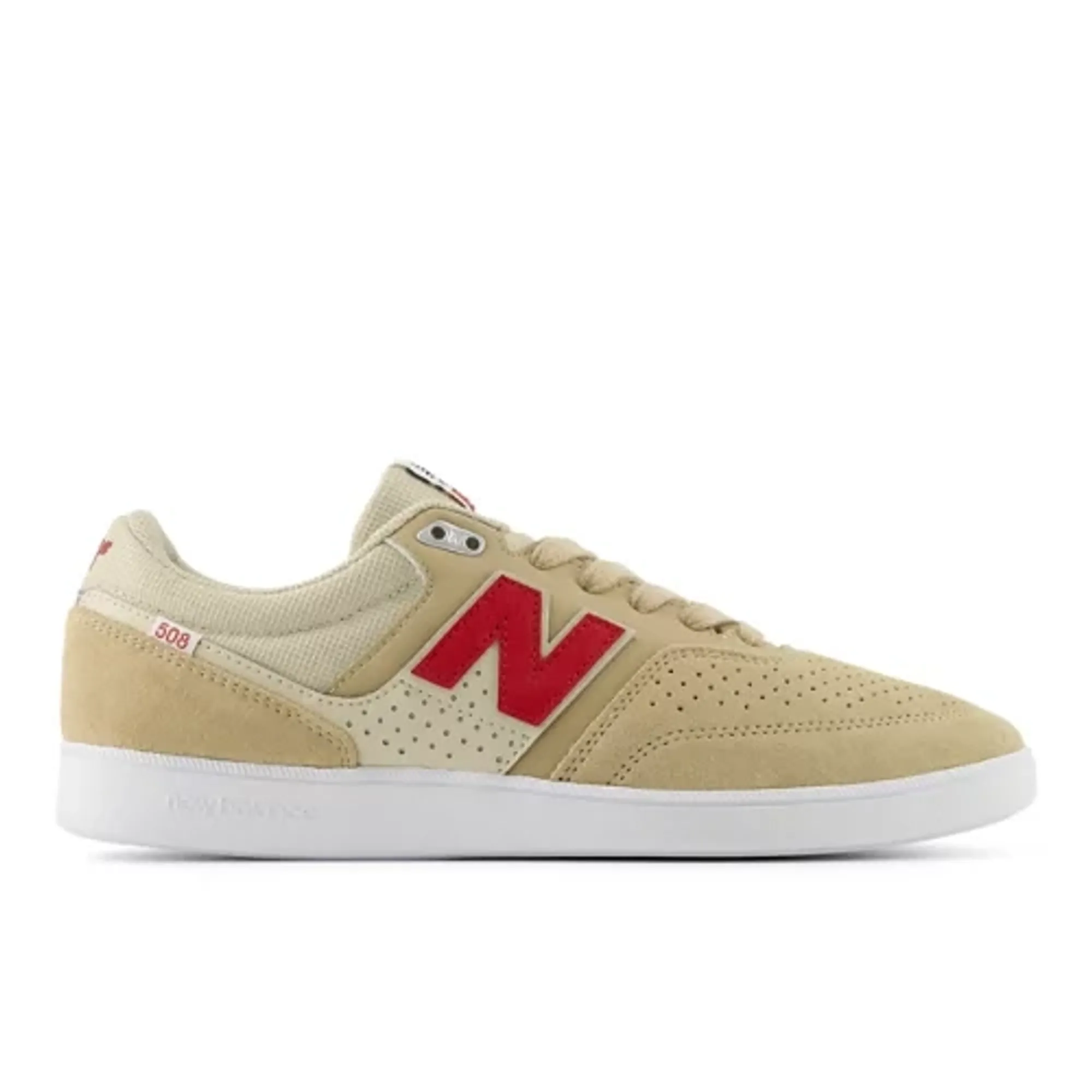 New Balance Unisex NB Numeric Brandon Westgate 508 in Beige/Red Suede/Mesh