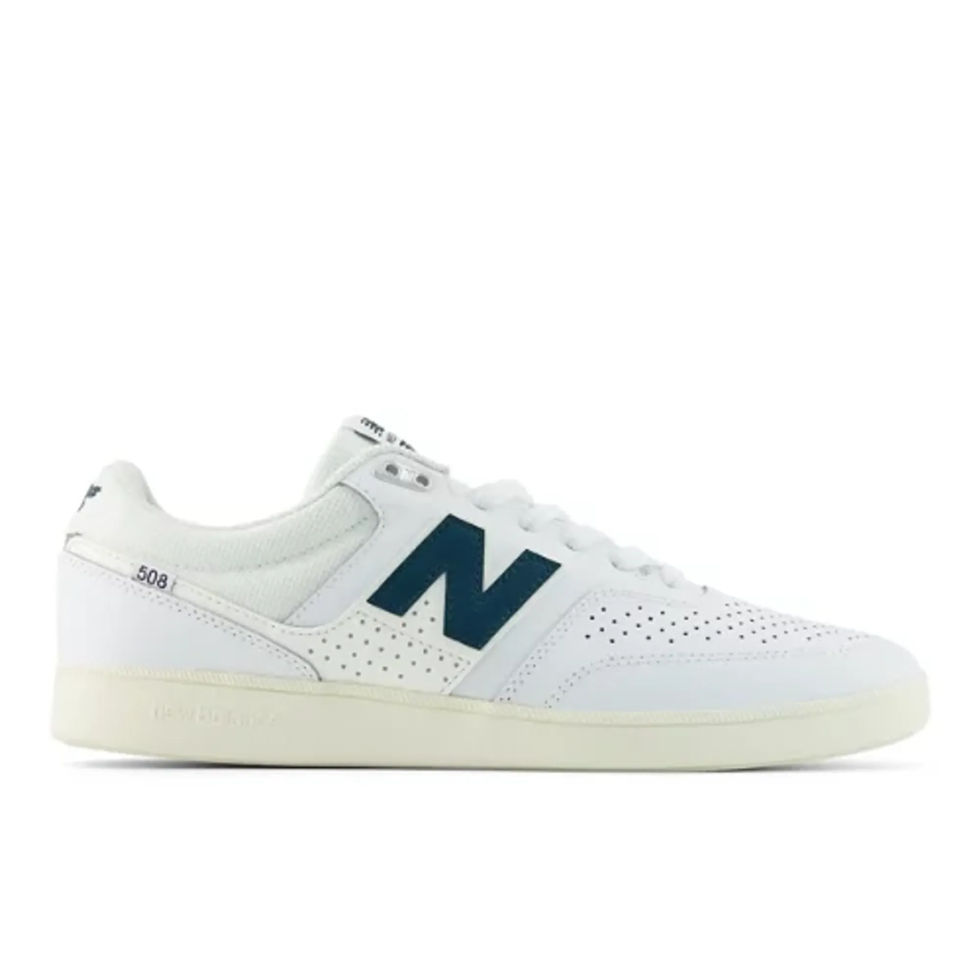 New Balance Unisex NB Numeric Brandon Westgate 508 in White/Green Suede/Mesh