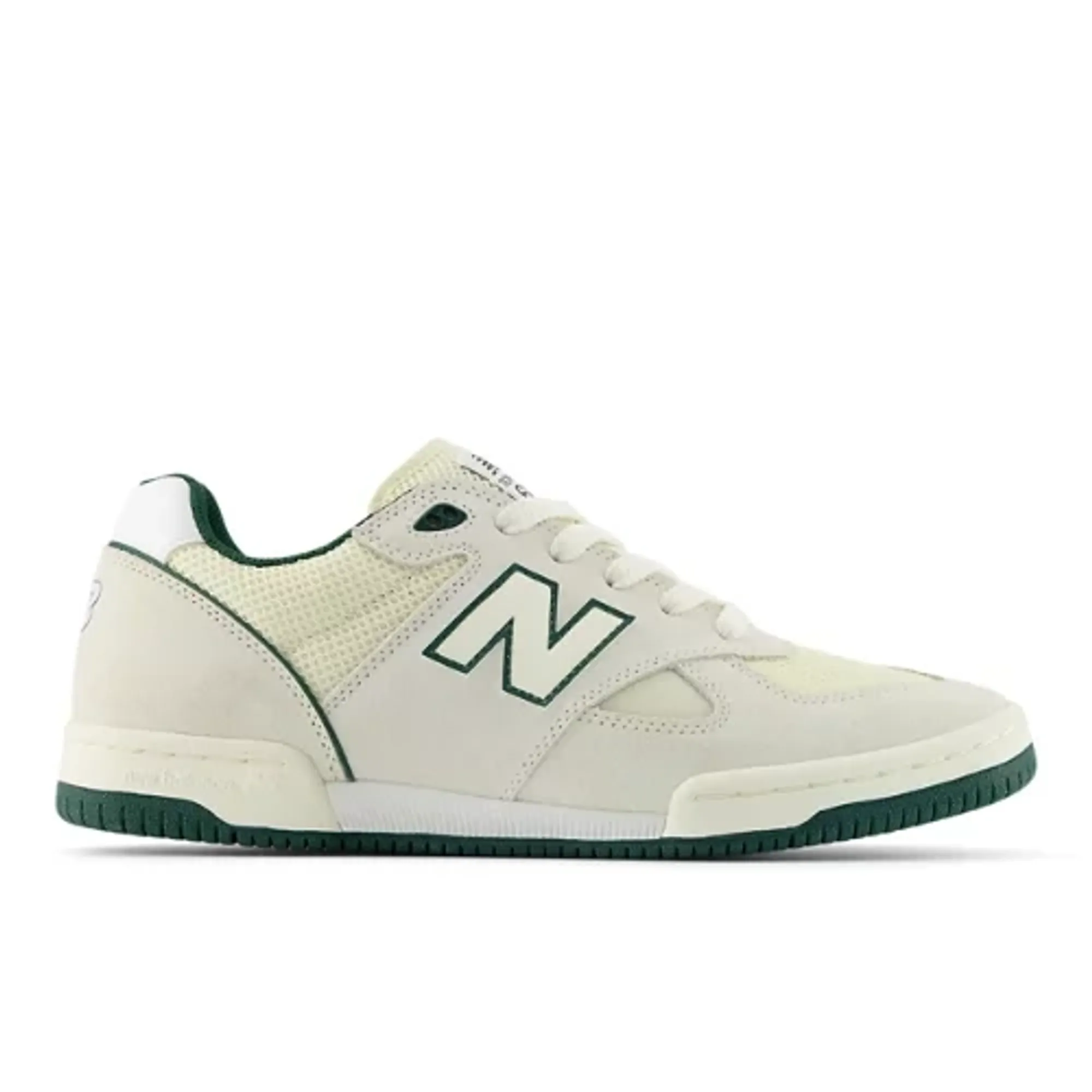 New Balance Unisex NB Numeric Tom Knox 600 in White/Green Suede/Mesh