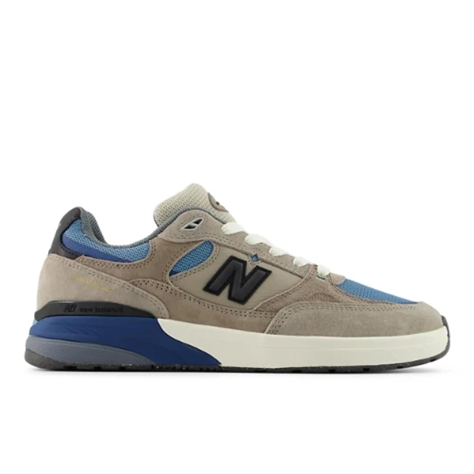 New Balance Unisex NB Numeric Andrew Reynolds 933 in Brown/Blue Suede/Mesh