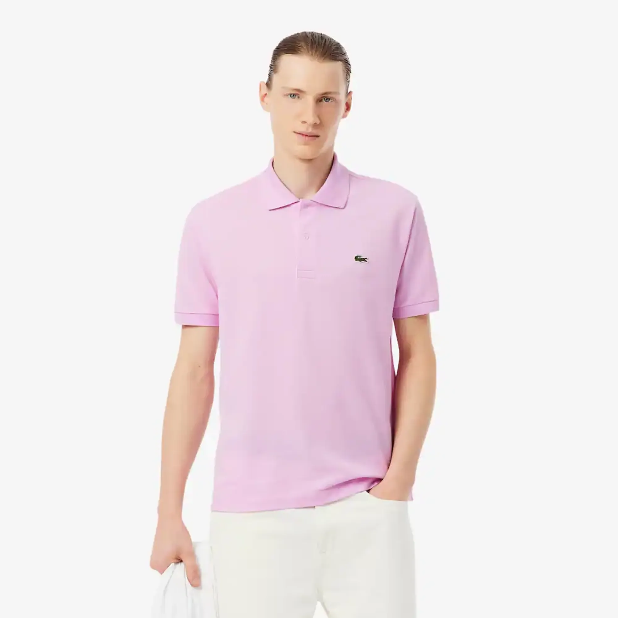 Lacoste Classic Fit L.12.12 Original Polo Shirt - Pink