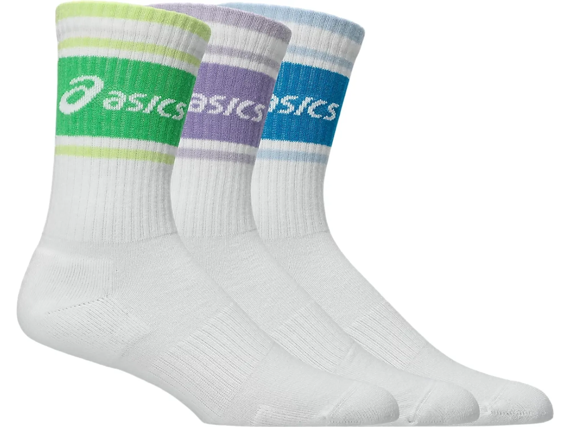 Asics Aeg 3 Pack Asics Logo Crew Sock