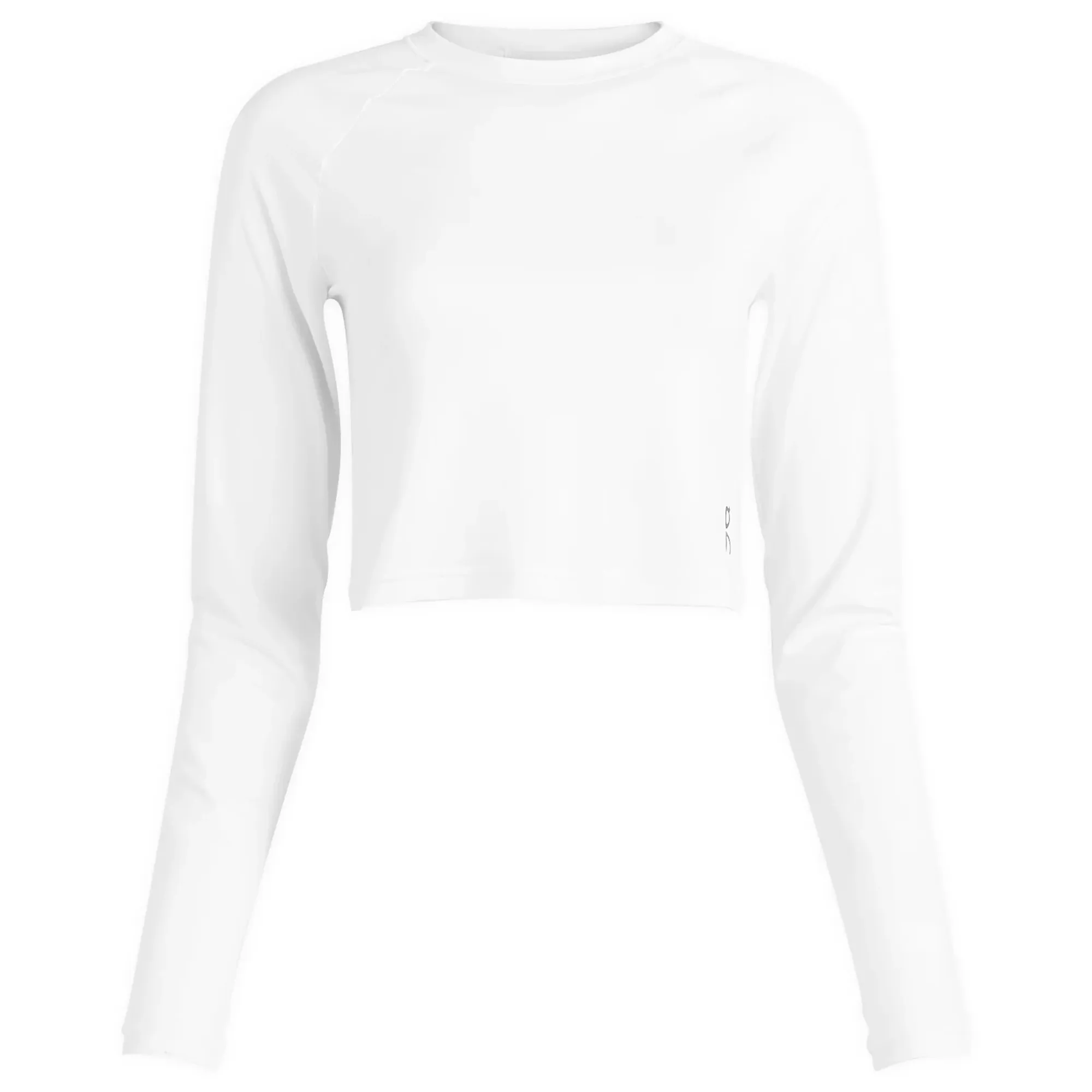 ON Women's Studio LON Women'sg Sleeve Crop Top White