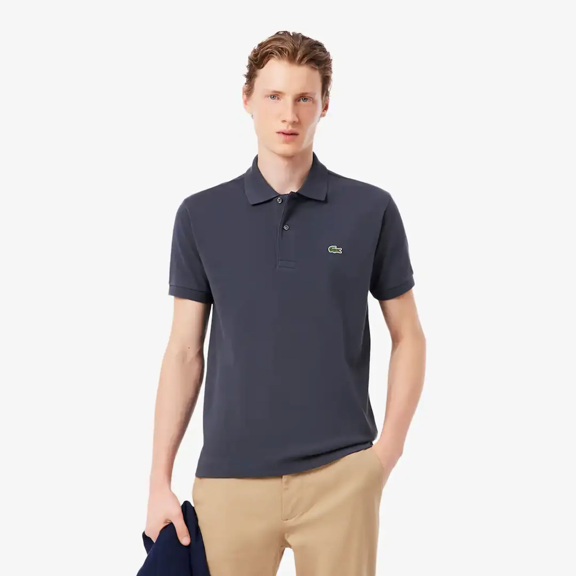 Lacoste Classic Fit L.12.12 Original Polo Shirt - Dark Grey