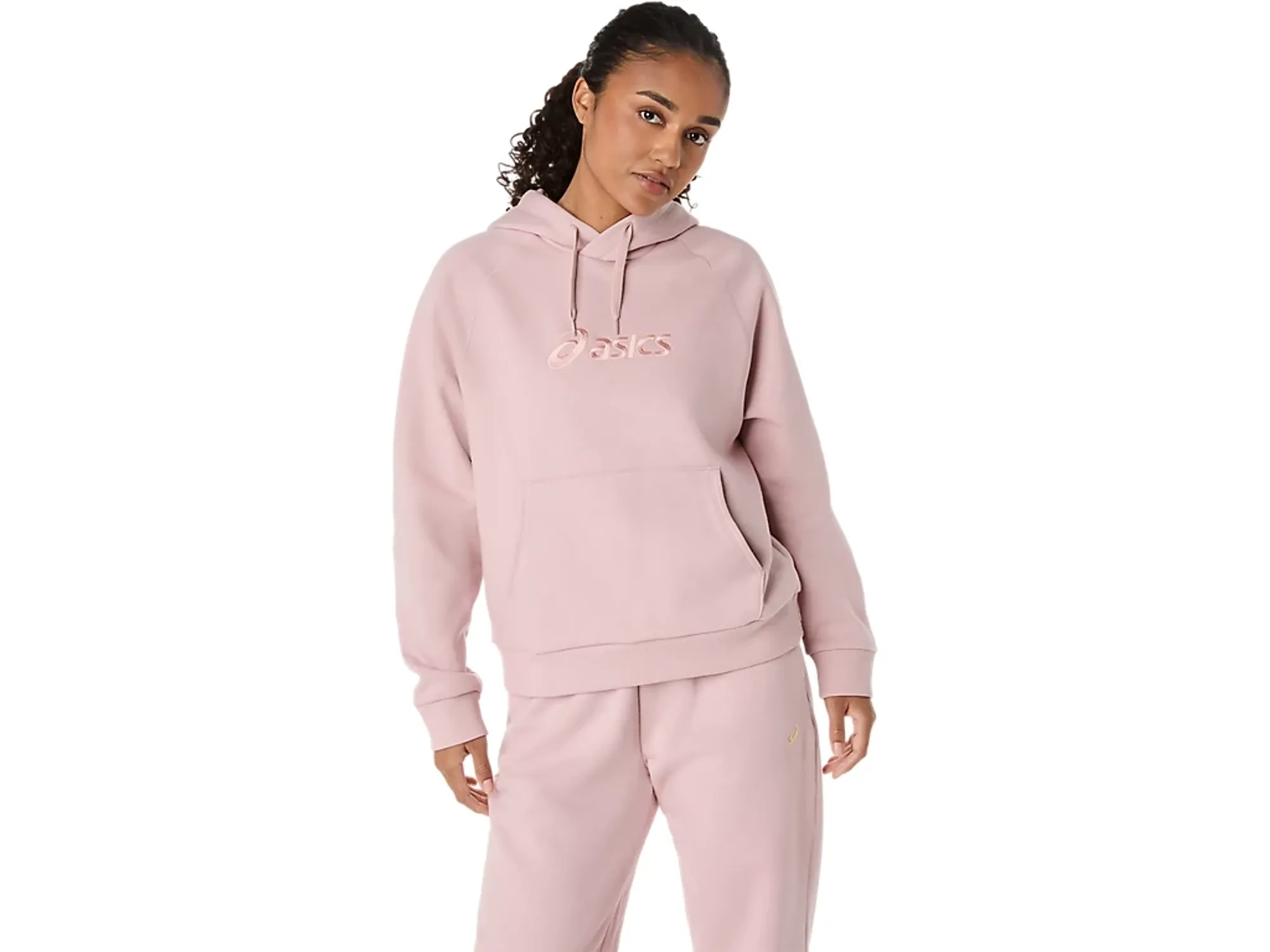 Asics Asics Logo Fleece Pullover Hoodie