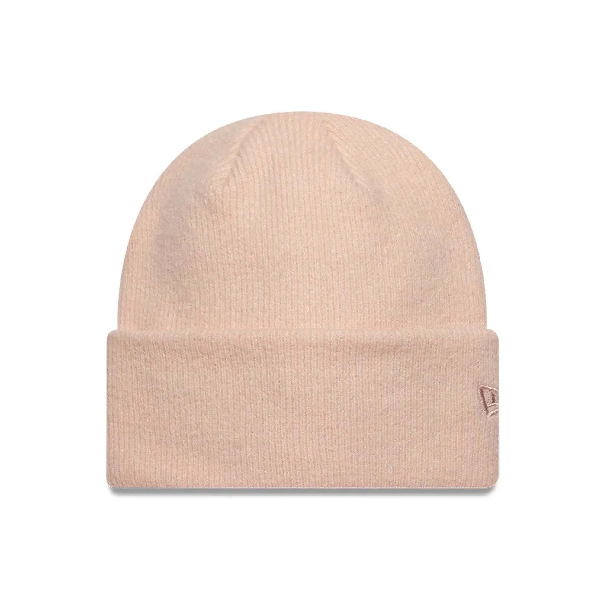 New Era Mohair Pastel Pink Wide Cuff Knit Beanie Hat adult unisex