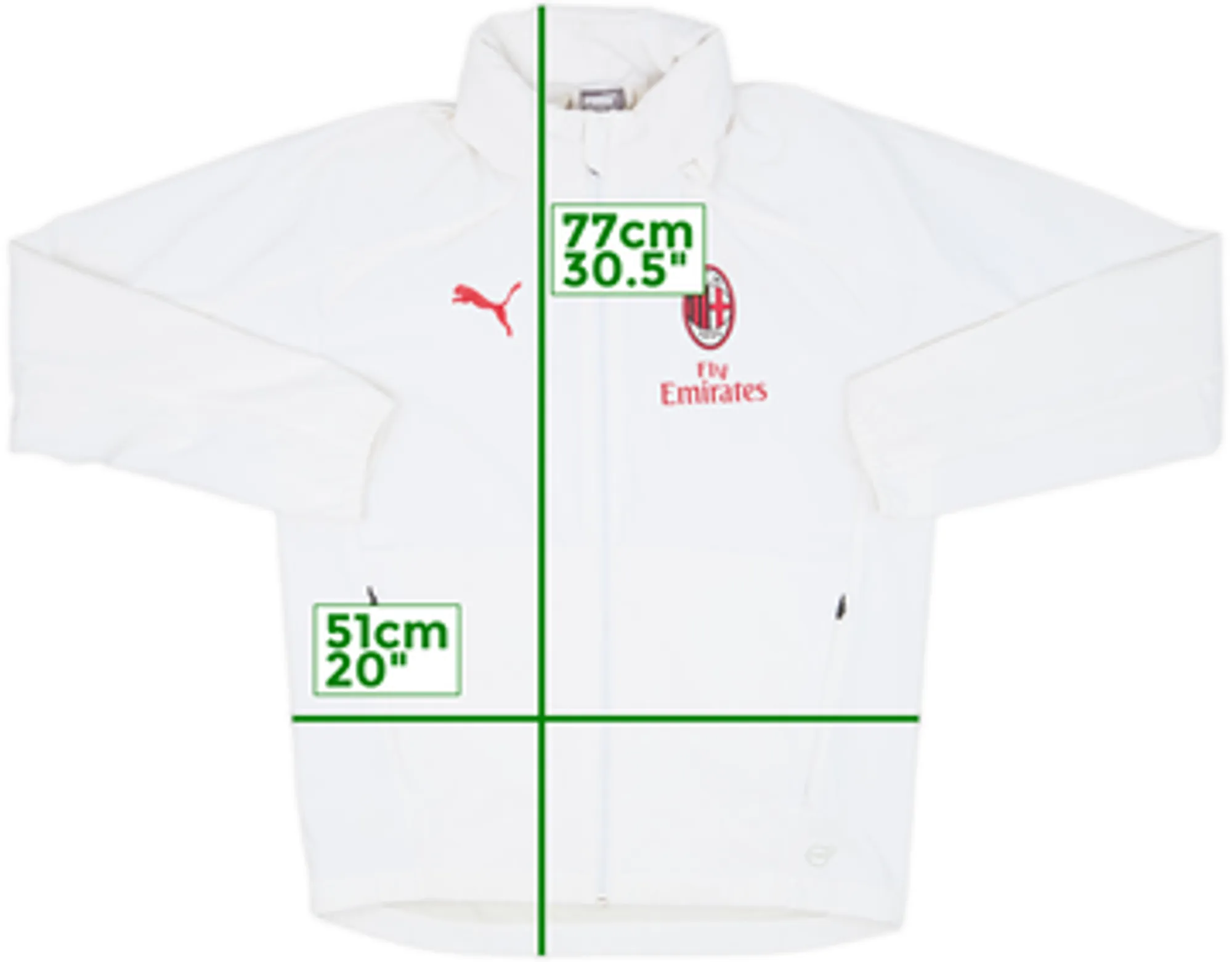 2020-21 AC Milan Hooded Rain Jacket - 6/10 - (S)