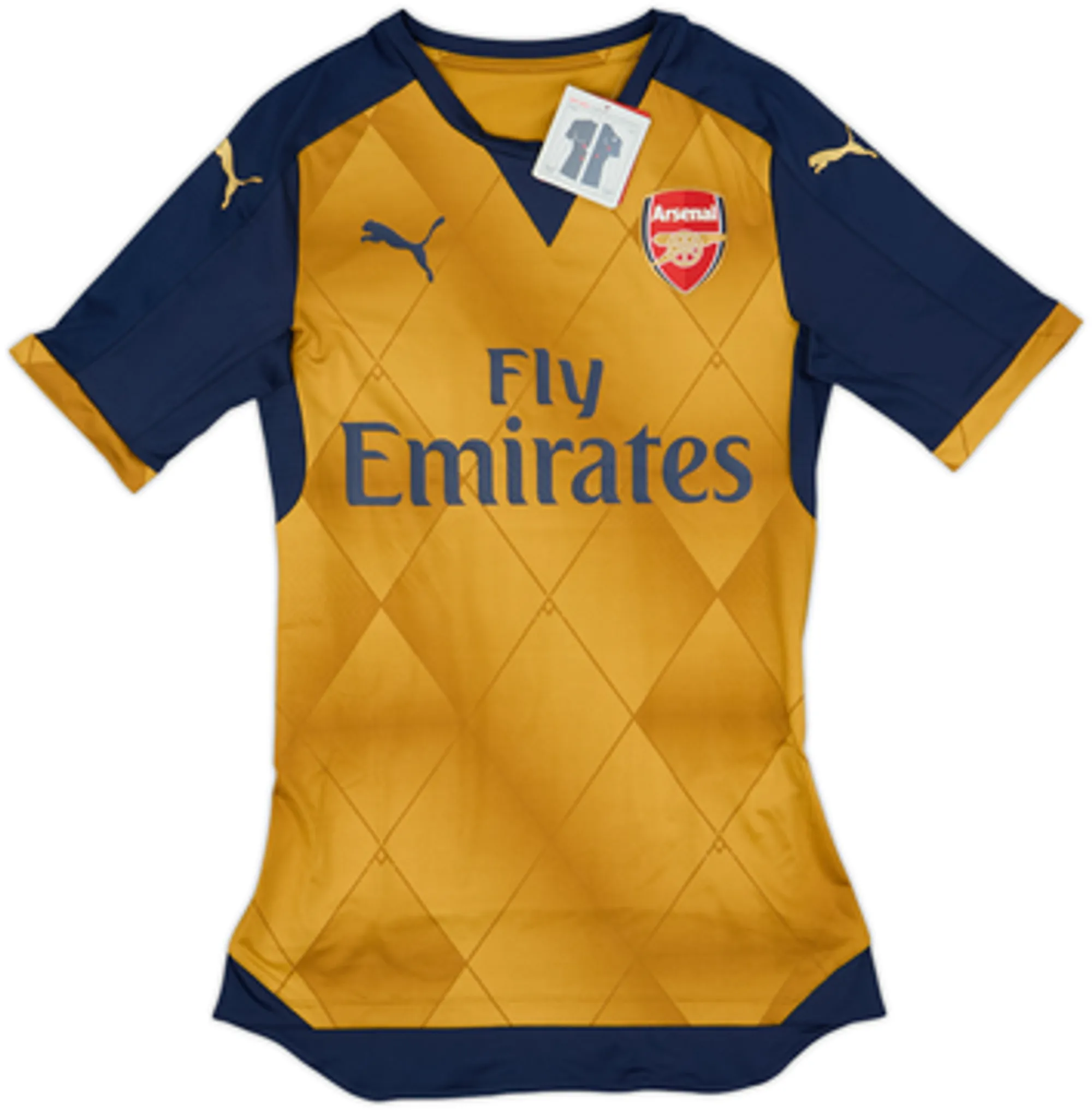 2015-16 Arsenal Player Issue (ACTV Fit) Away Shirt Arteta #8 (S)