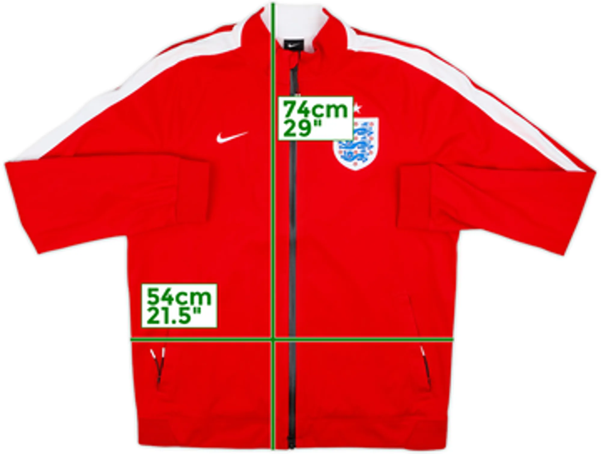 2014-15 England Player Issue Nike Track Jacket - 8/10 - (L)