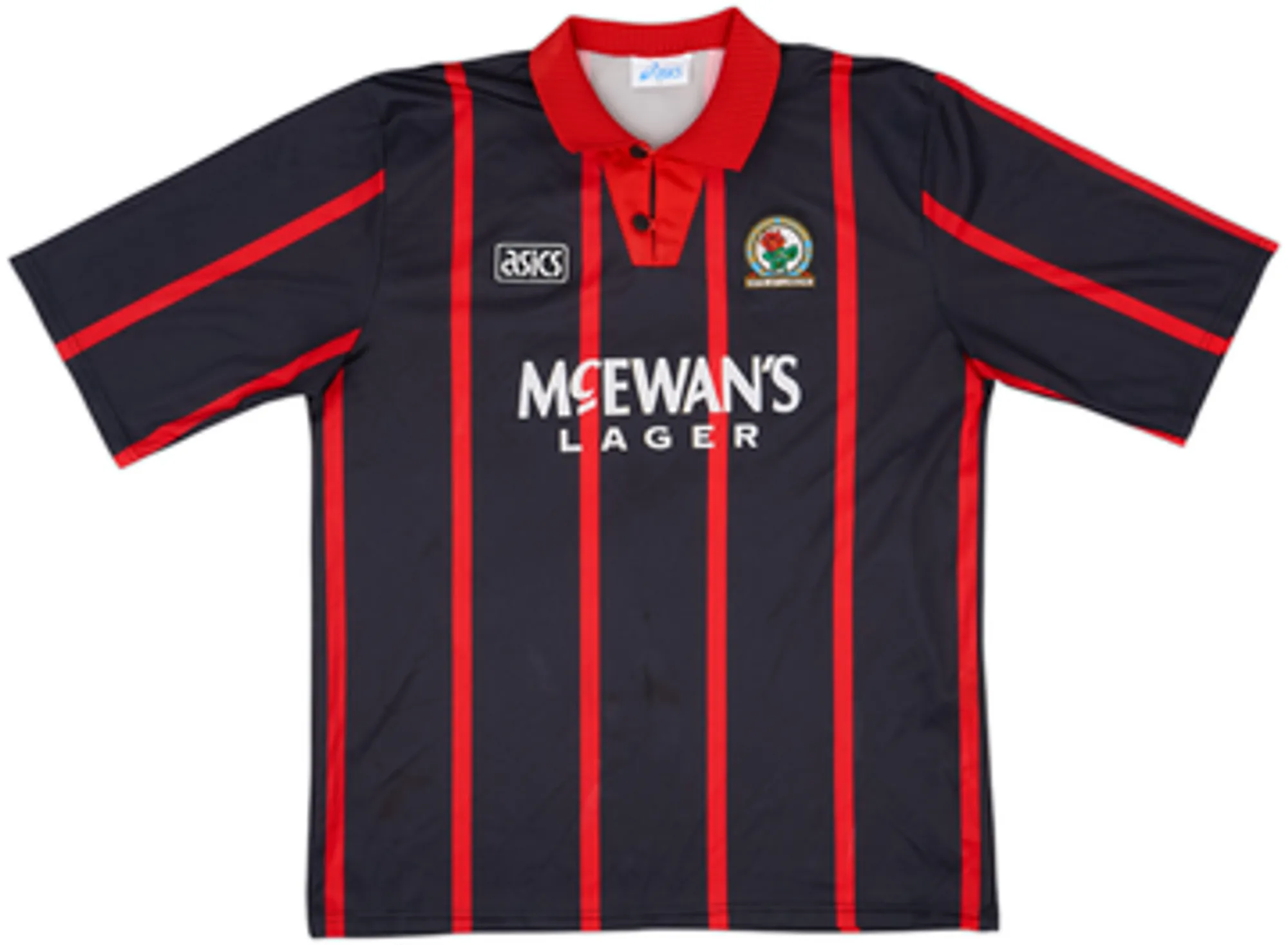 1994-95 Blackburn Rovers Away Shirt Shearer #9 - 8/10 - (XL)