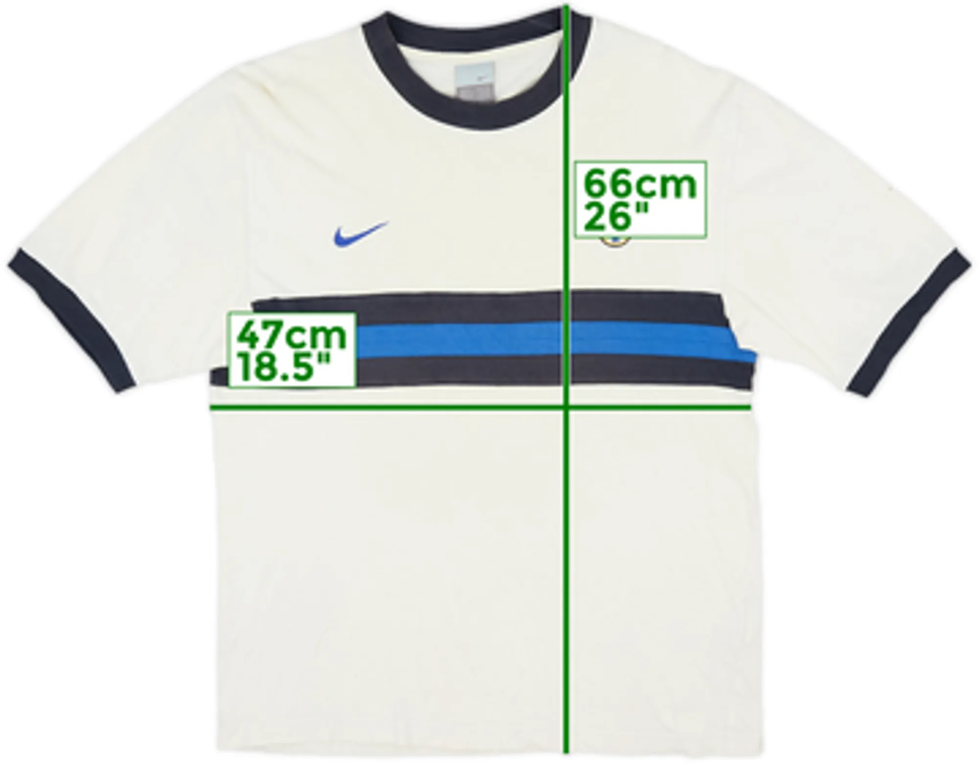 2003-04 Inter Milan Nike Cotton Tee - 5/10 - (M)