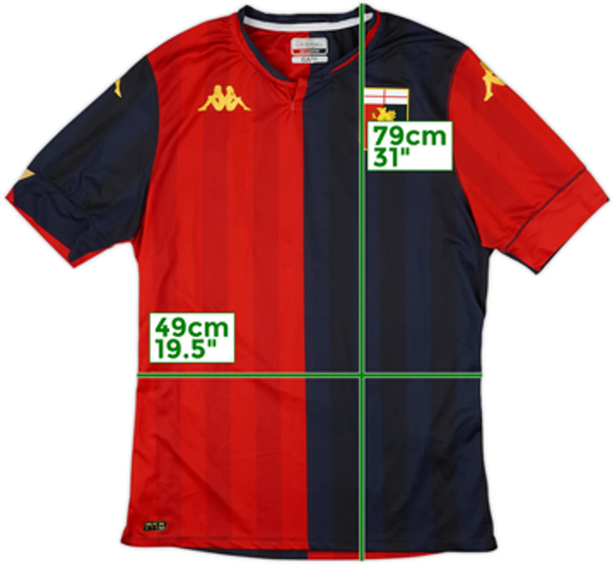2020-21 Genoa Home Shirt - 9/10 - (XXL)