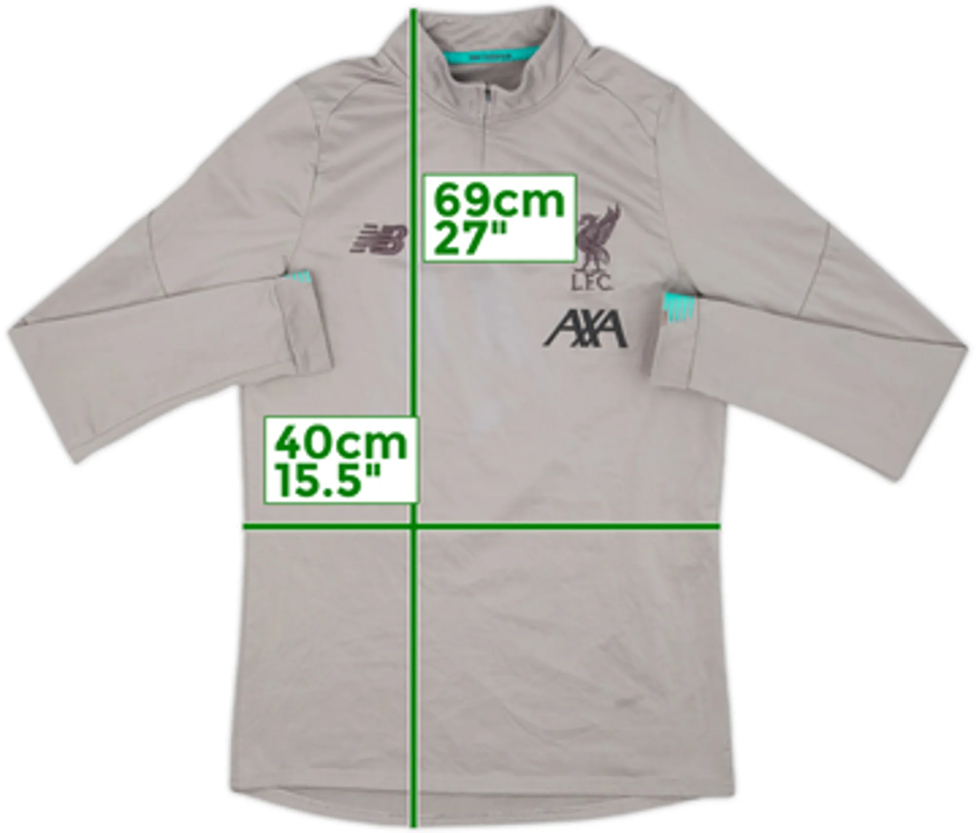 2019-20 Liverpool New Balance 1/4 Zip Drill Top - 5/10 - (L.Boys)