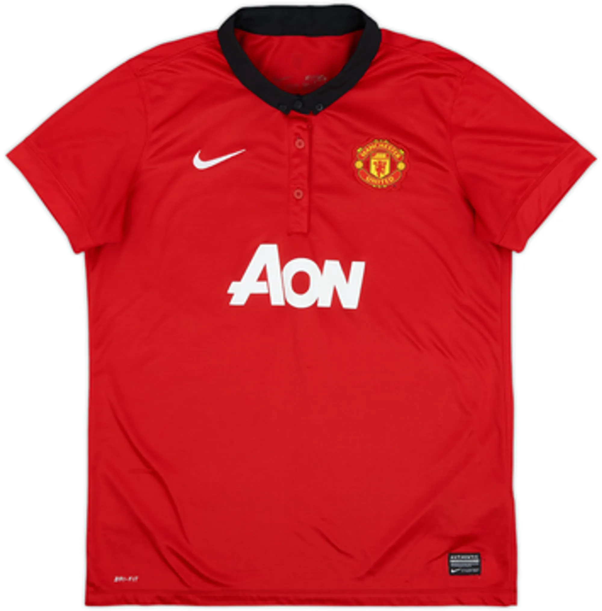2013-14 Manchester United Home Shirt v.Persie #20 - 9/10 - (Women's S)