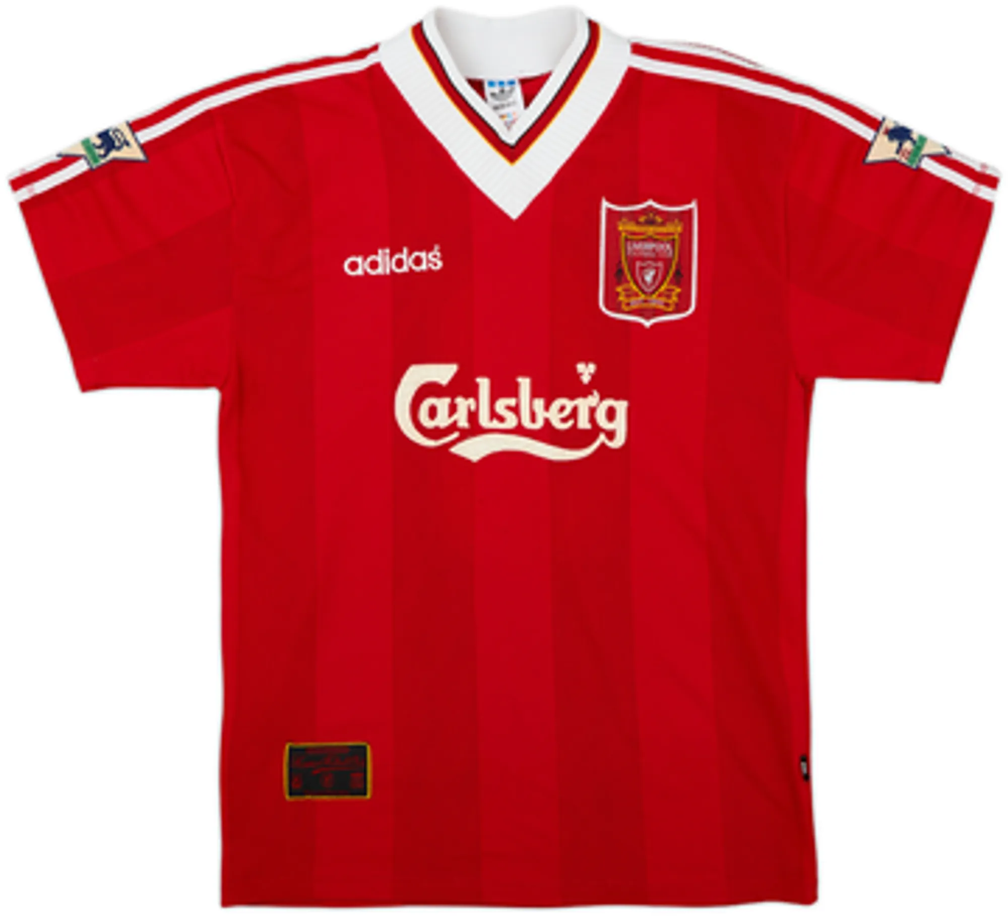 1995-96 Liverpool Home Shirt Rush #9 - 7/10 - (XL)