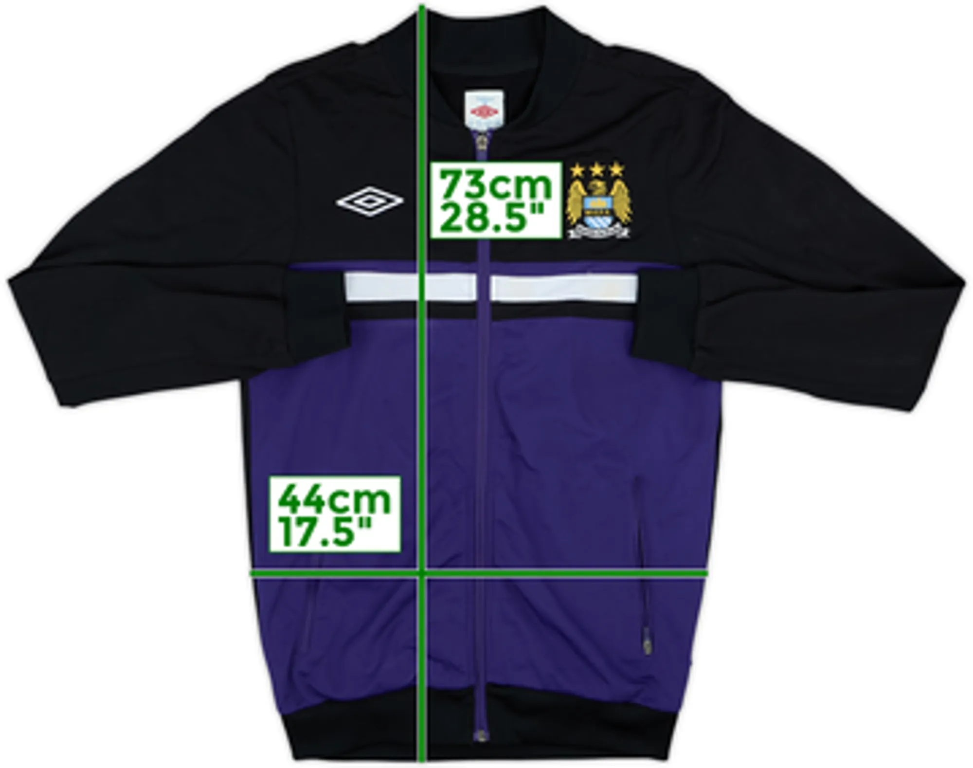 2012-13 Manchester City Umbro Track Jacket - 5/10 - (S)