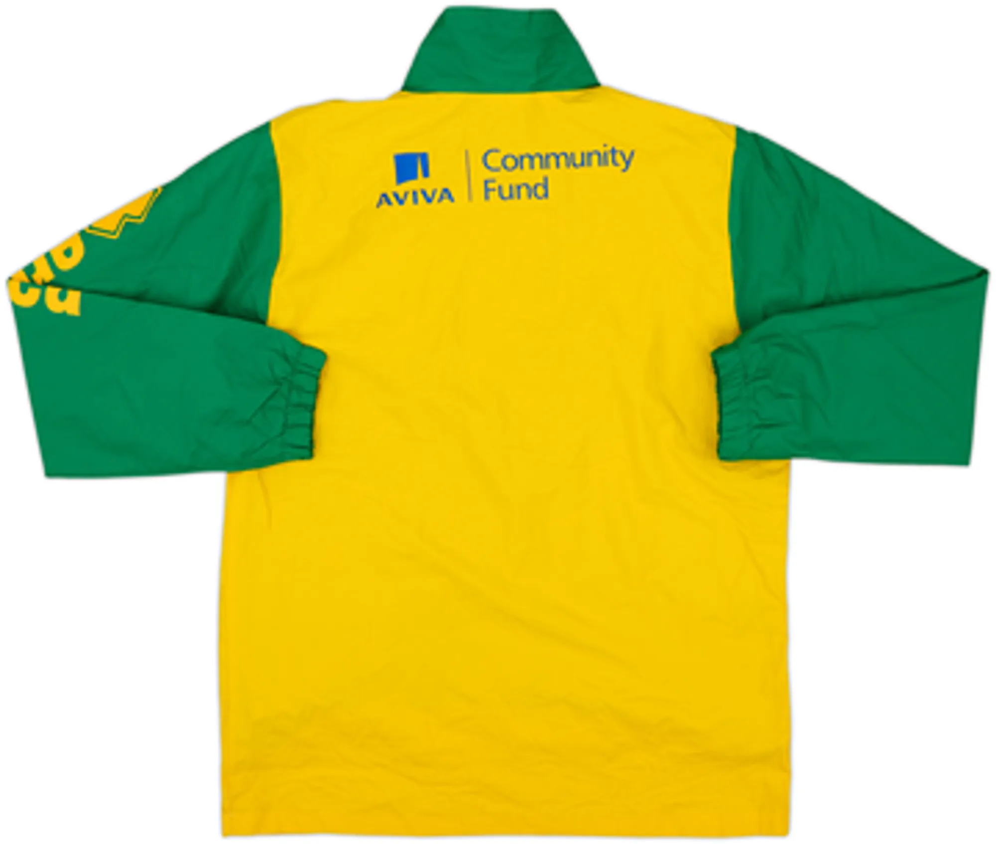 2014-15 Norwich Errea 1/4 Zip Training Top - 8/10 - (M)