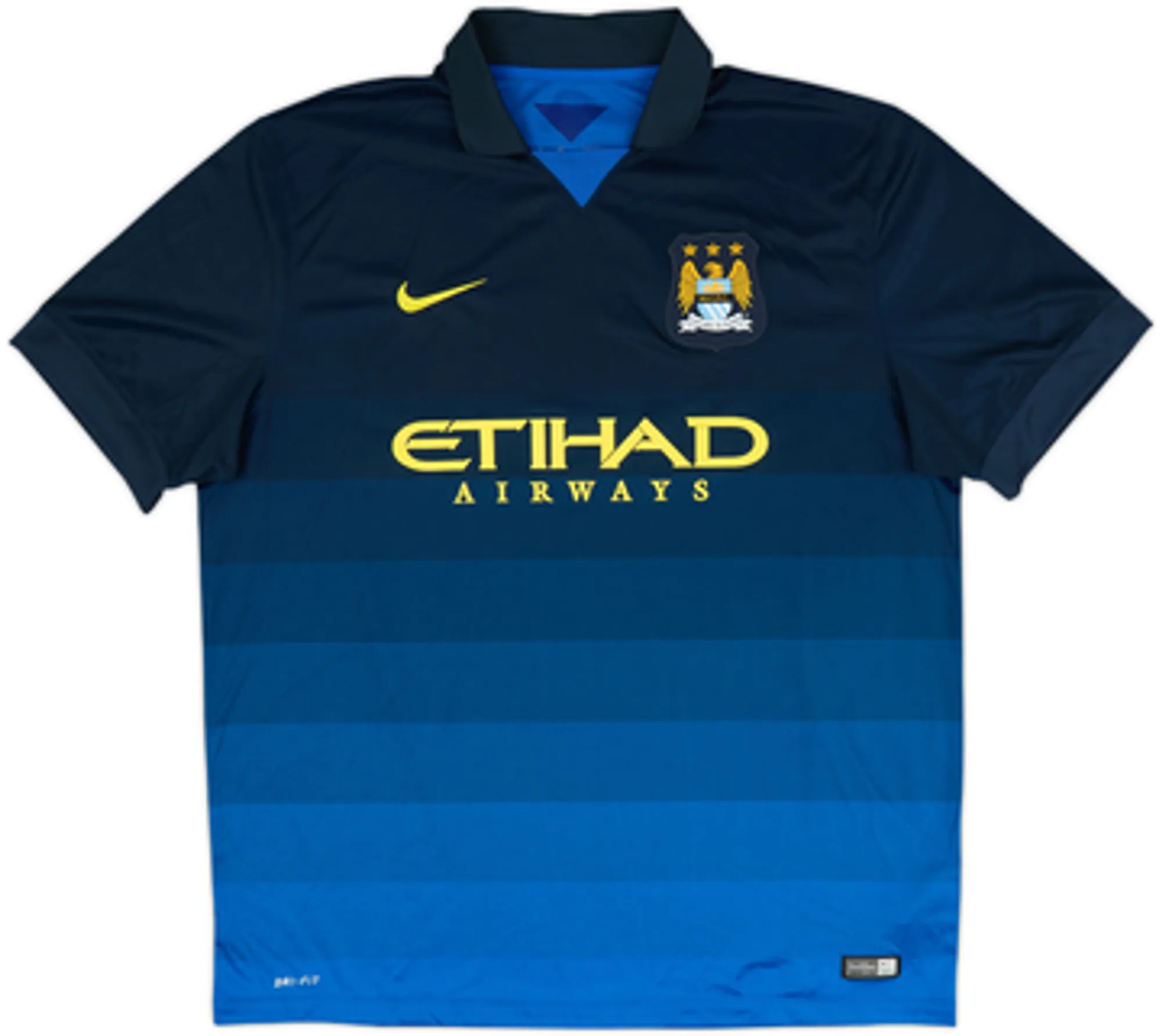 2014-15 Manchester City Away Shirt Kun Aguero #16 - 10/10 - (S)