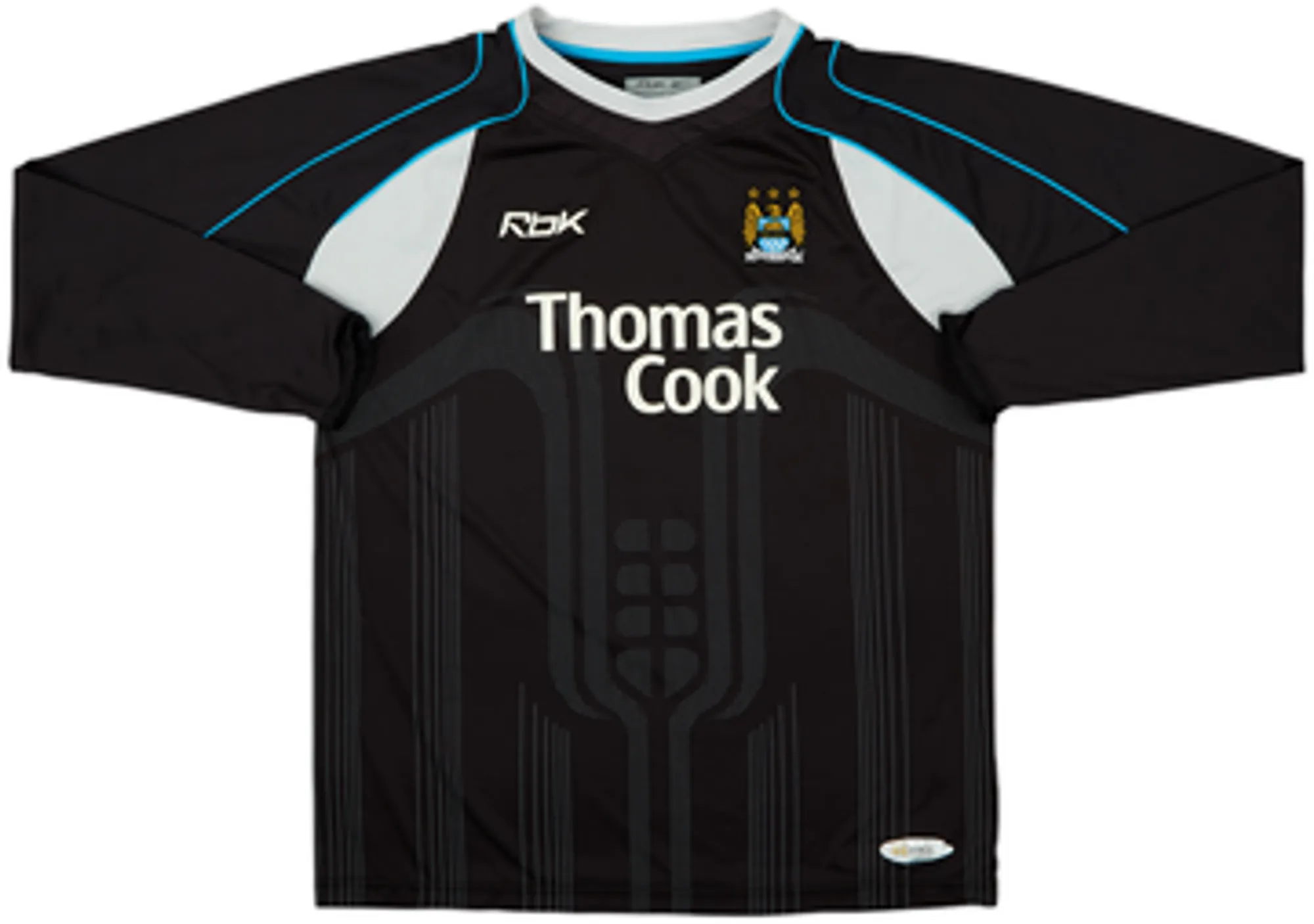 2006-07 Manchester City Away L/S Shirt Corradi #30 - 8/10 - (L)