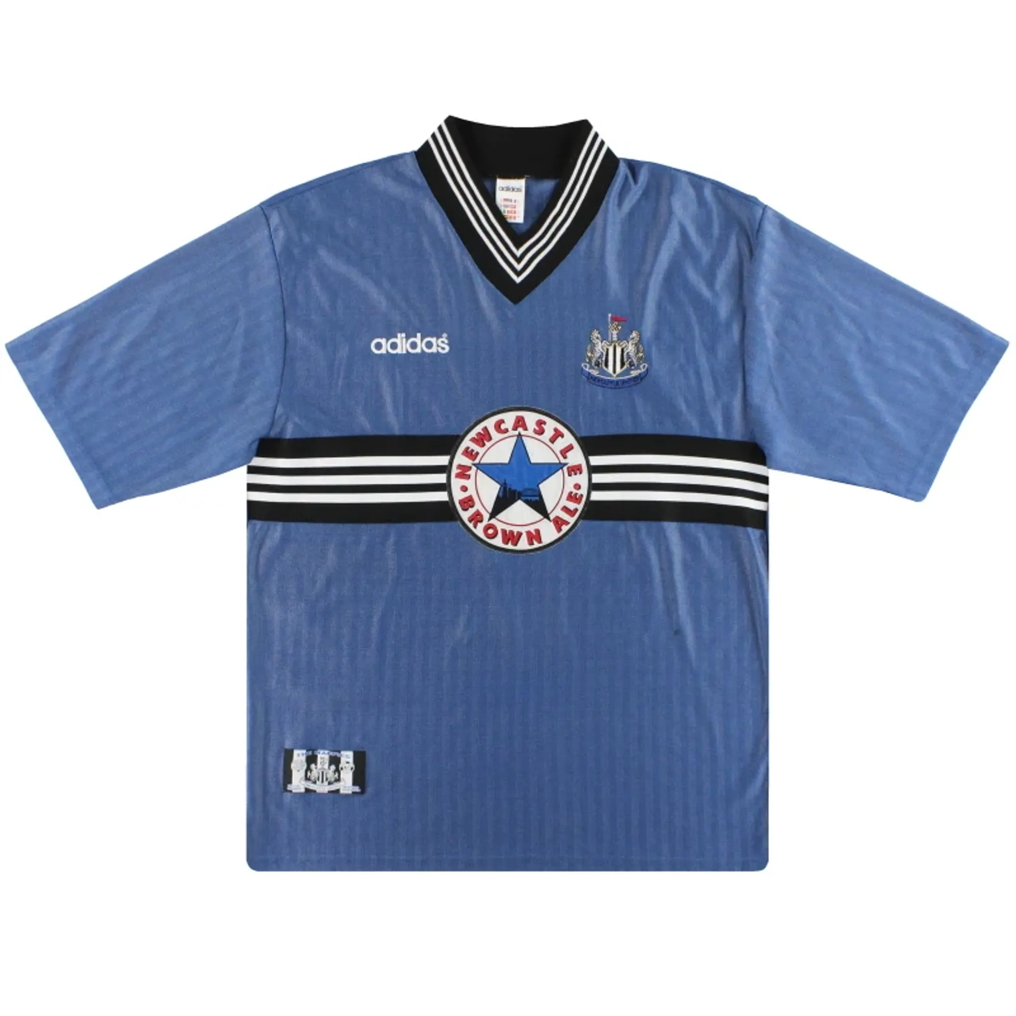 1996-97 Newcastle adidas Away Shirt *As New* L - Newcastle United / As New 