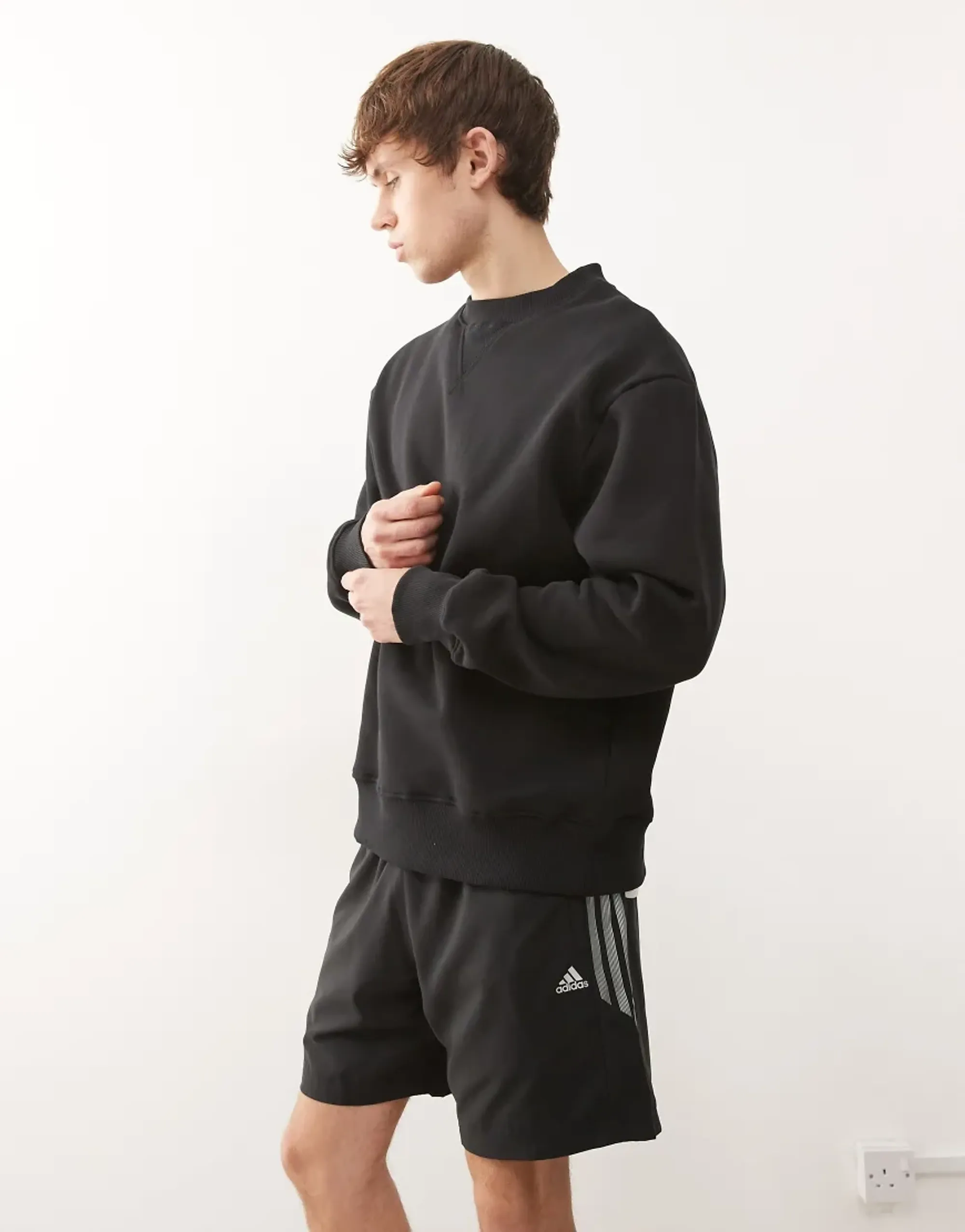 Adidas Originals Lightweight Regular Shorts In Black