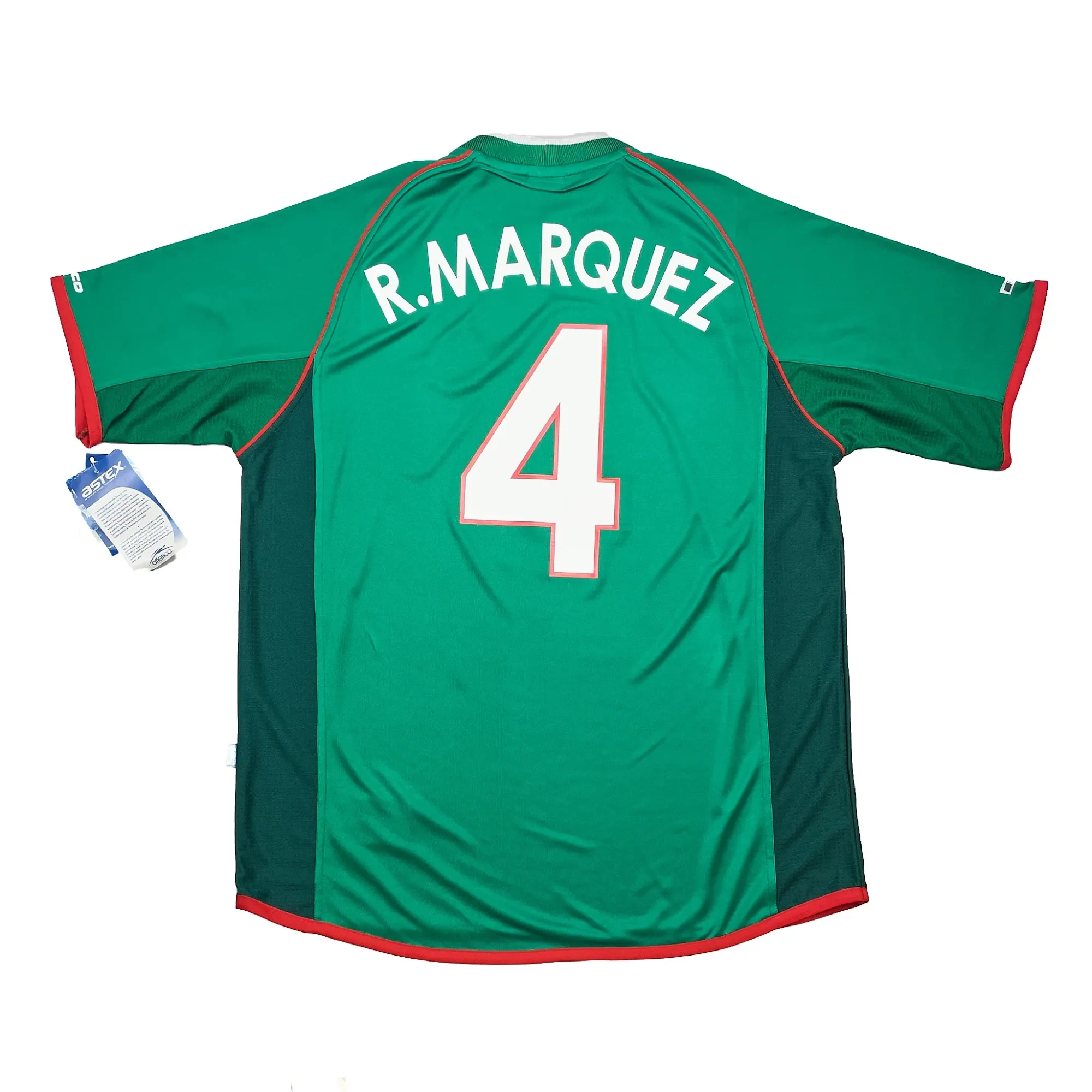 2001/02 Mexico R.Marquez #4 *Bnwt* Home Shirt (XL) Atletica | Cult Kits