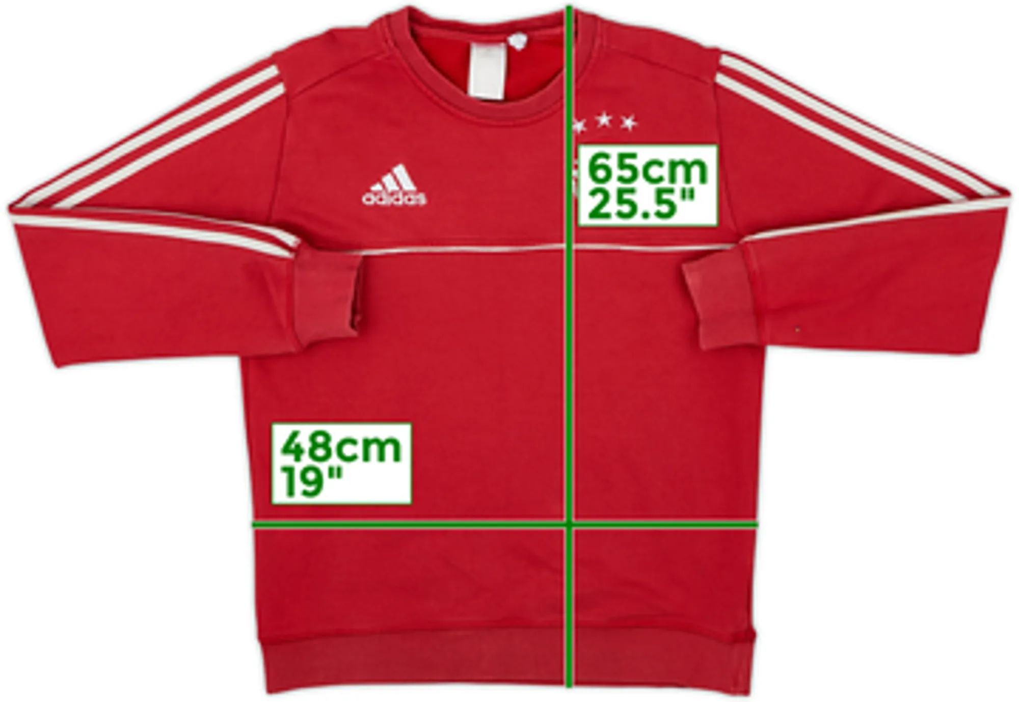 2017-18 Ajax adidas Sweat Top - 5/10 - (M)