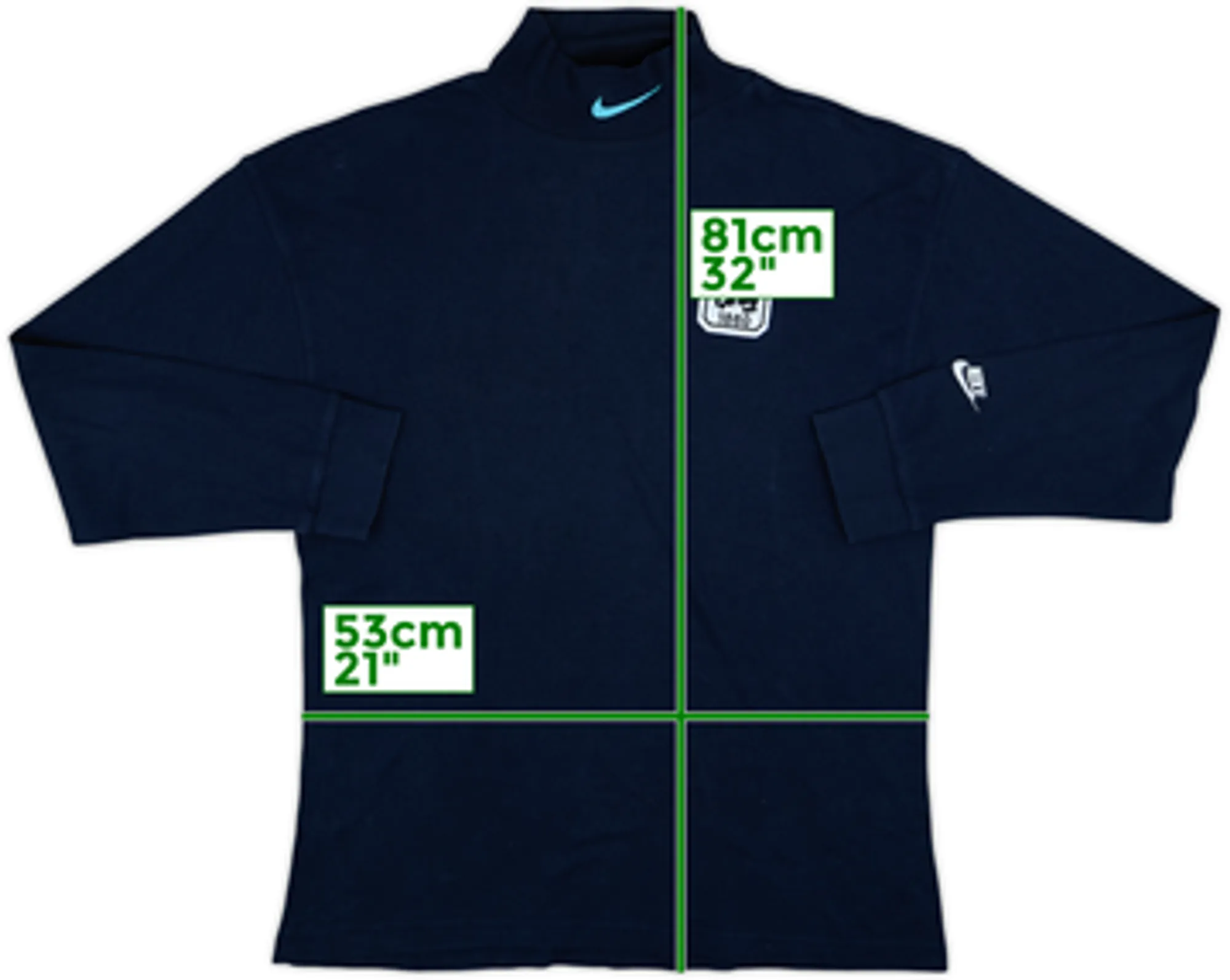 1996-97 1860 Munich Nike Sweat Top - 7/10 - (XL)