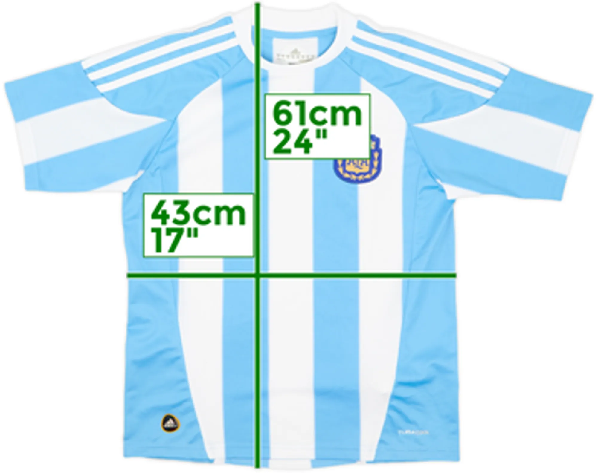 2010-11 Argentina Home Shirt - 8/10 - (S.Boys)