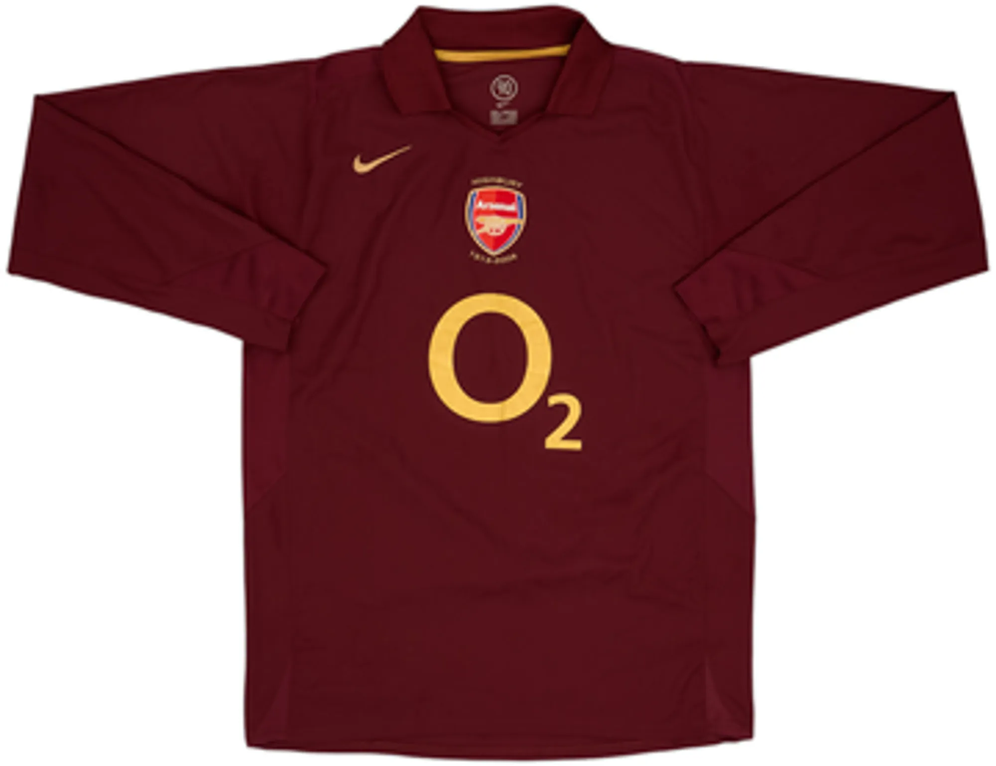 2005-06 Arsenal Home L/S Shirt Henry #14 - 8/10 - (L)