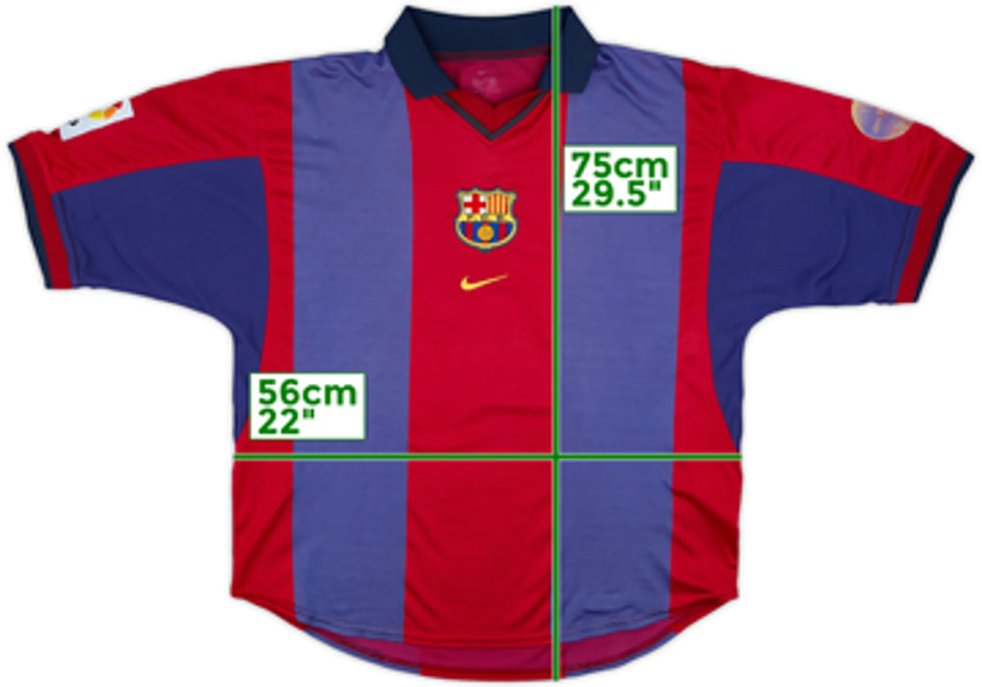 2000-01 Barcelona Home Shirt - 5/10 - (M)