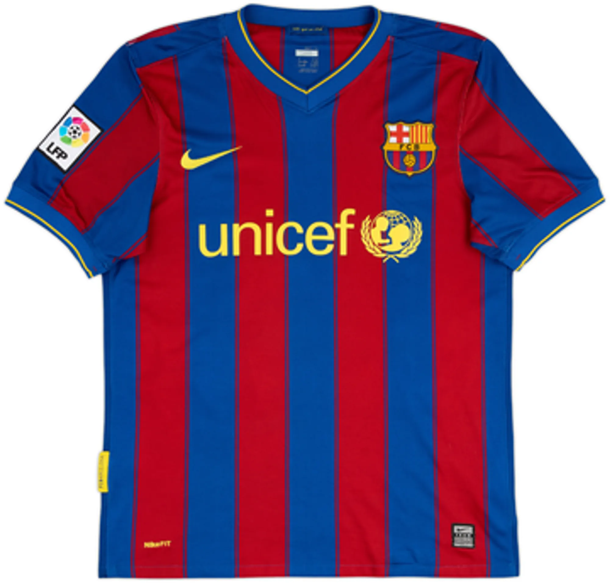 2009-10 Barcelona Home Shirt Ibrahimovic #9 - 6/10 - (S)