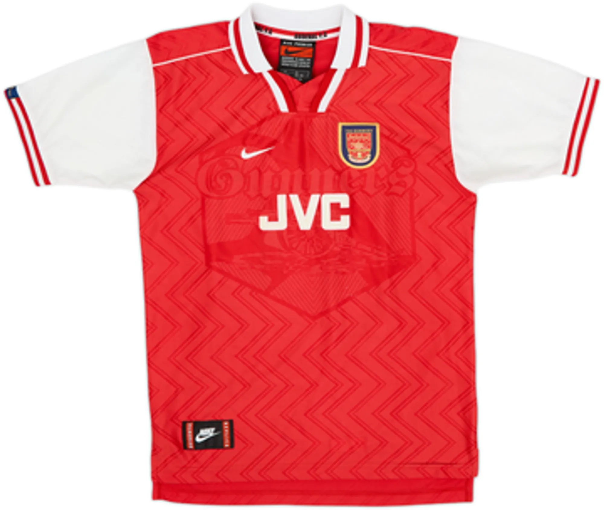 1996-98 Arsenal Home Shirt Bergkamp #10 - 8/10 - (XL)