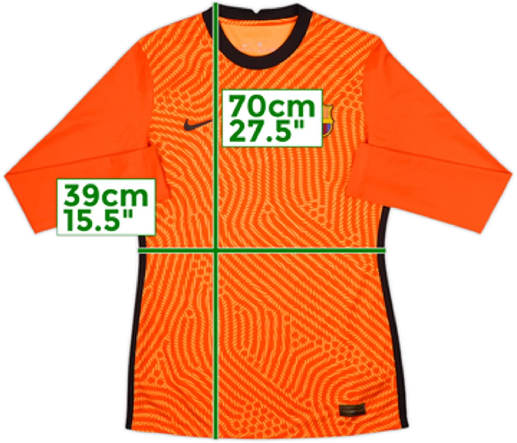 2020-21 Barcelona Authentic GK Shirt - 10/10 - (L)