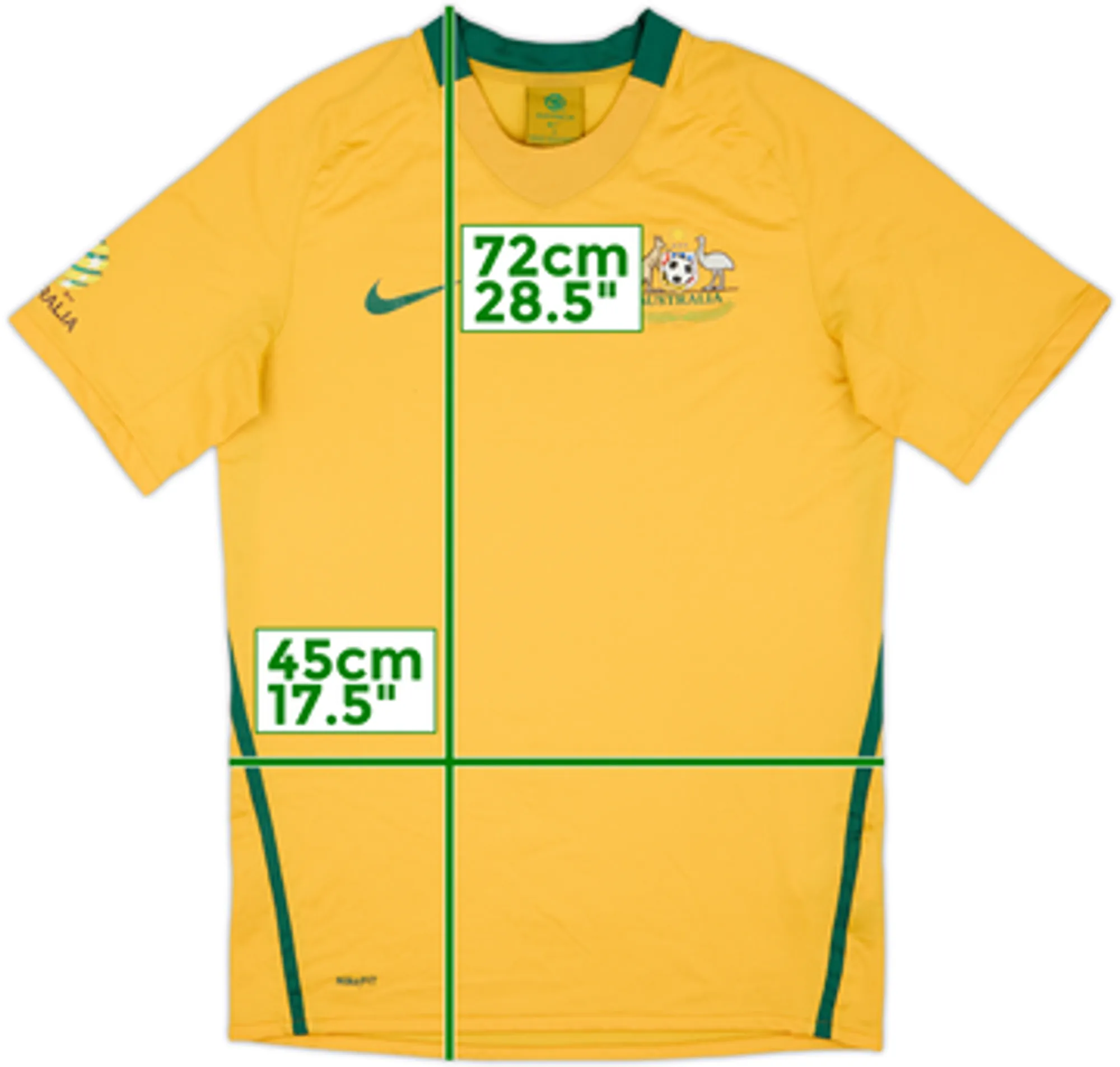 2008-10 Australia Home Shirt - 6/10 - (M)