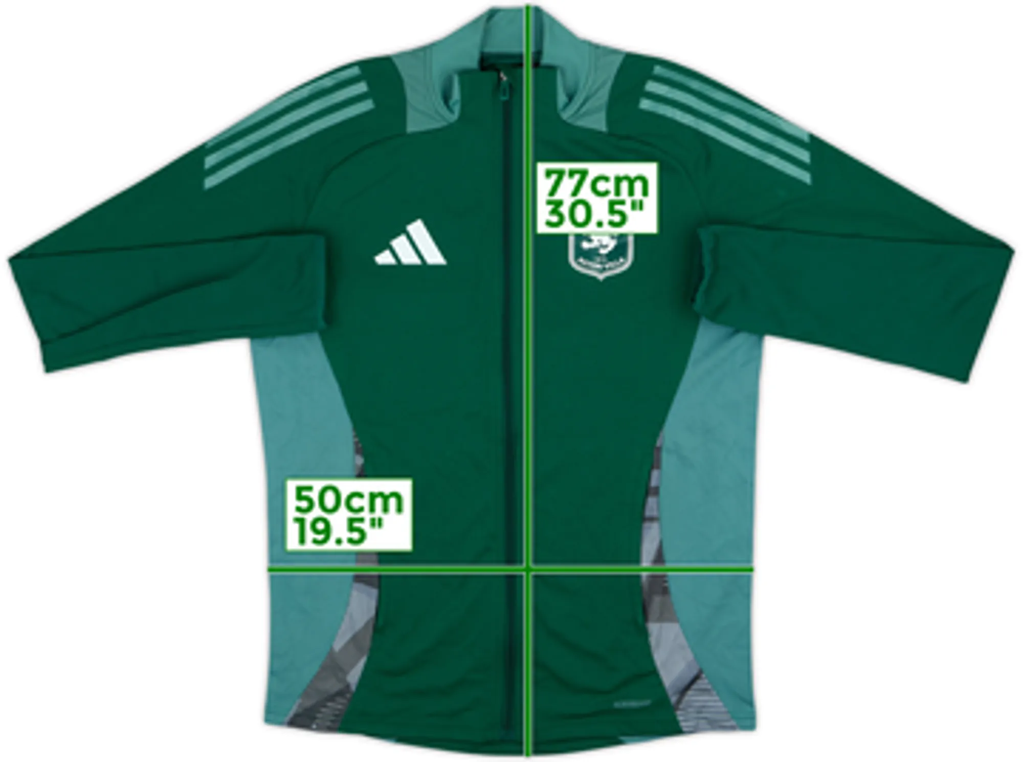 2024-25 Aston Villa adidas Track Jacket - 8/10 - (M)