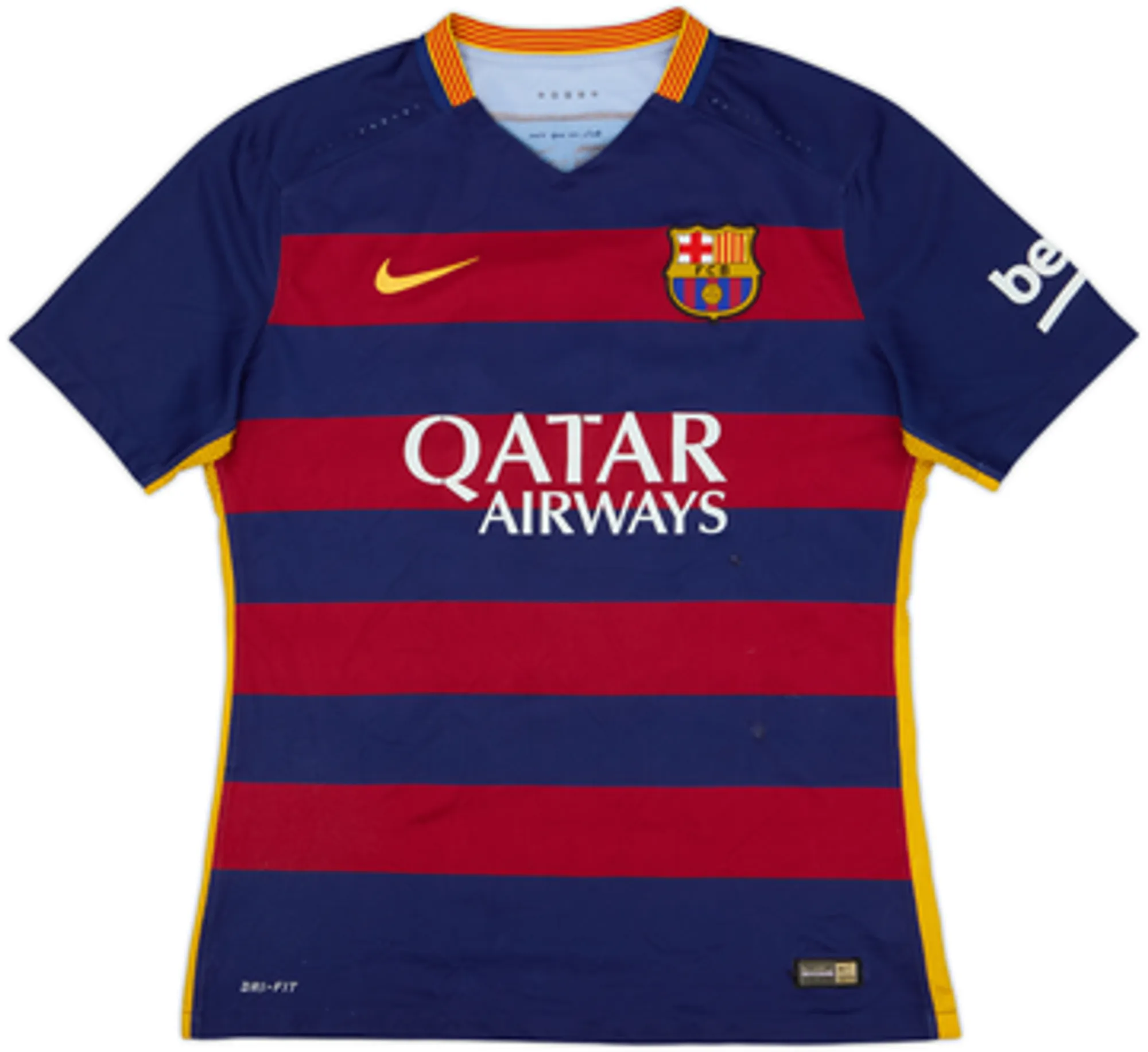 2015-16 Barcelona Authentic Home Shirt Messi #10 - 5/10 - (L)