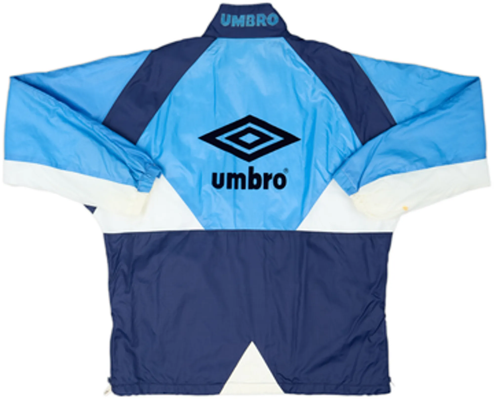 1990-92 England Umbro 1/2 Zip Track Jacket - 8/10 - (M)