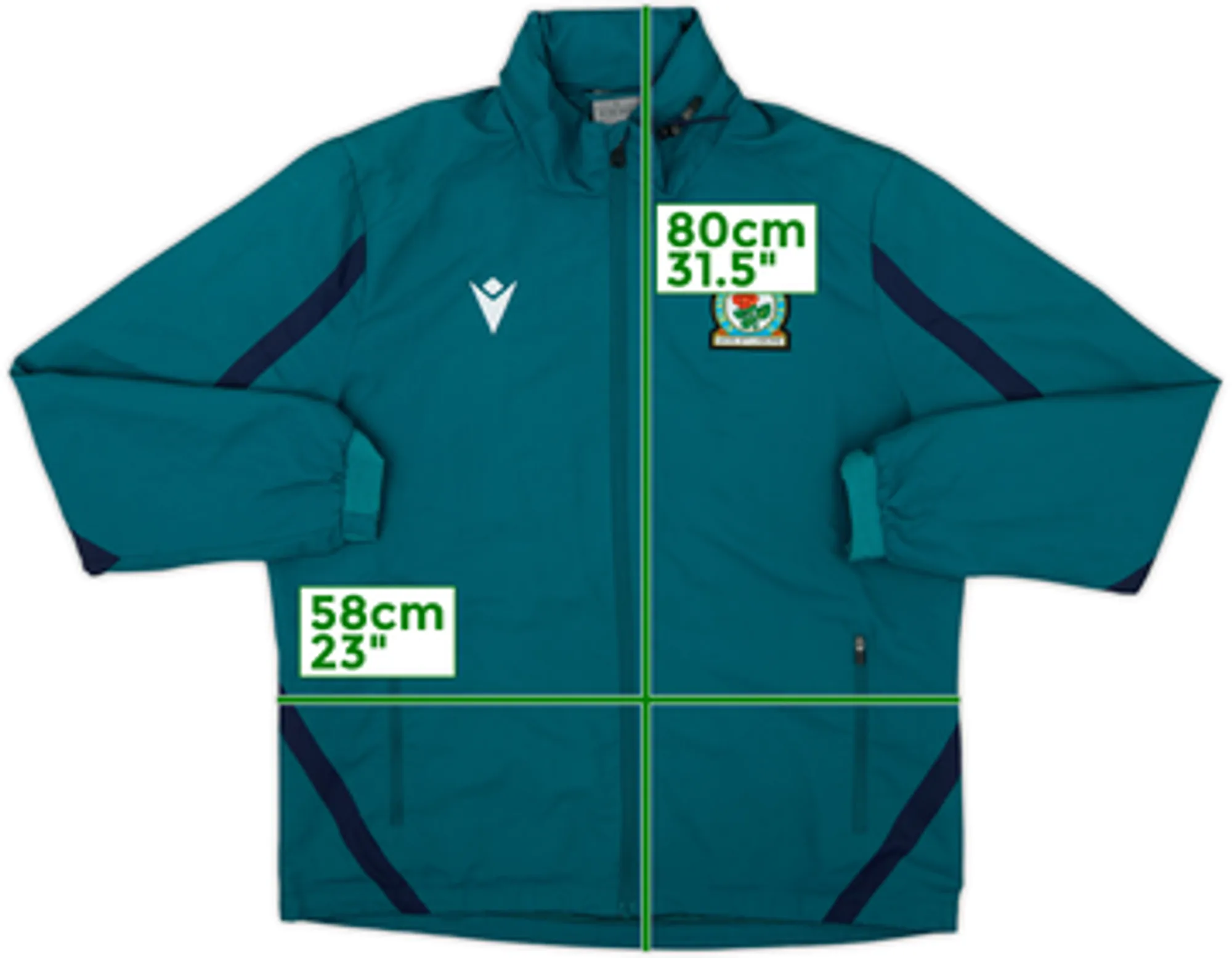 2022-23 Blackburn Macron Track Jacket - 6/10 - (L)