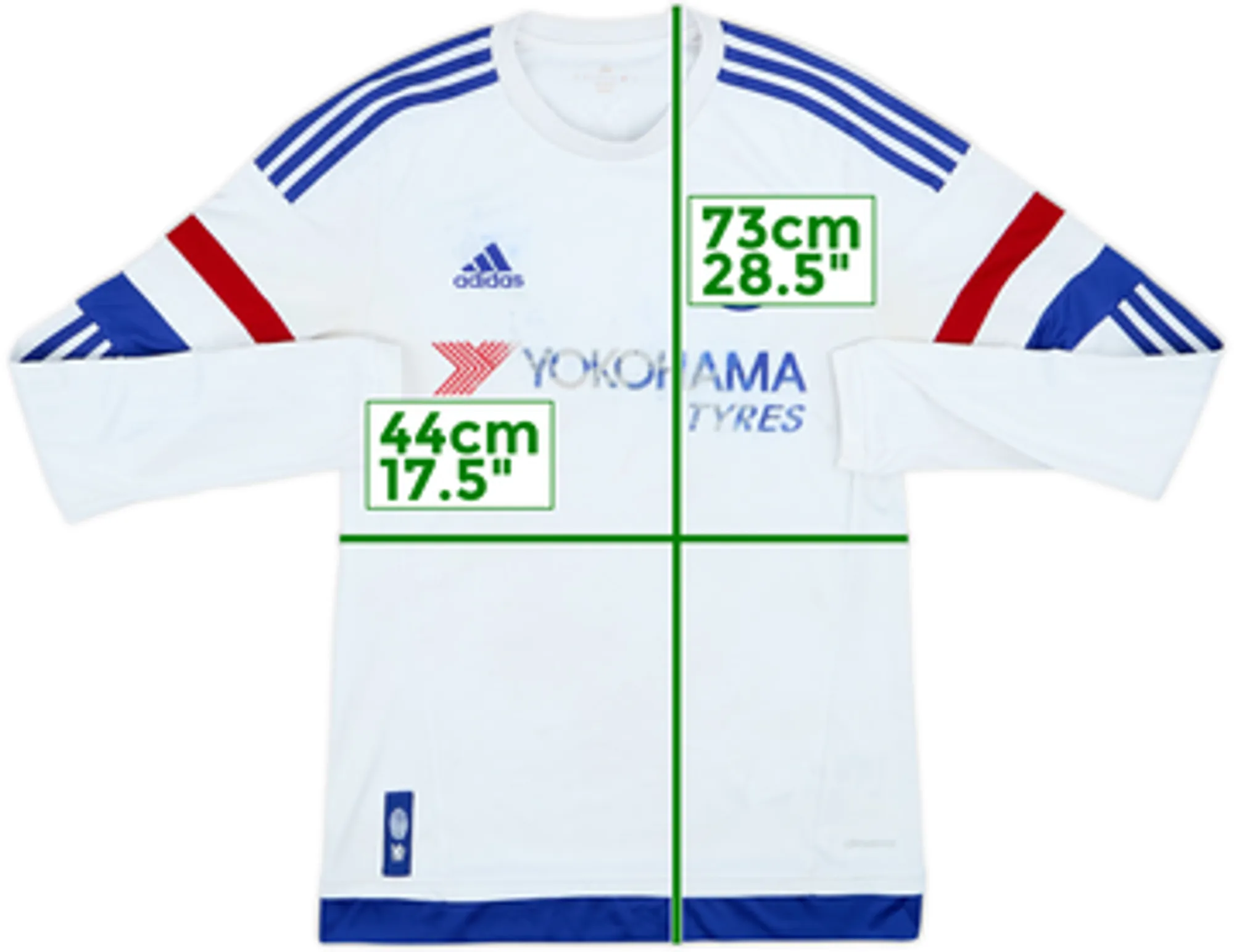 2015-16 Chelsea Away L/S Shirt - 4/10 - (S)