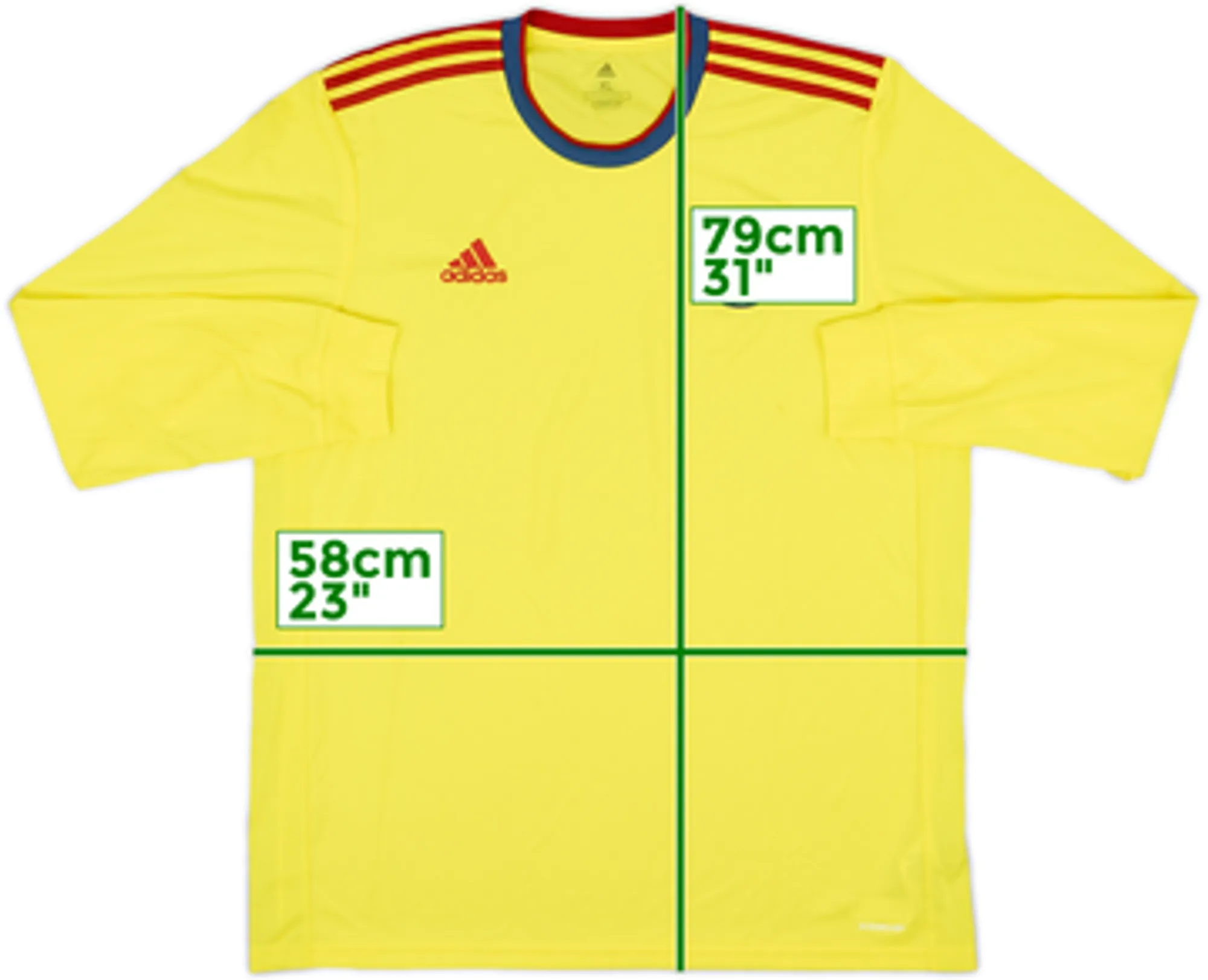 2020-22 Colombia Home L/S Shirt - 9/10 - (XL)