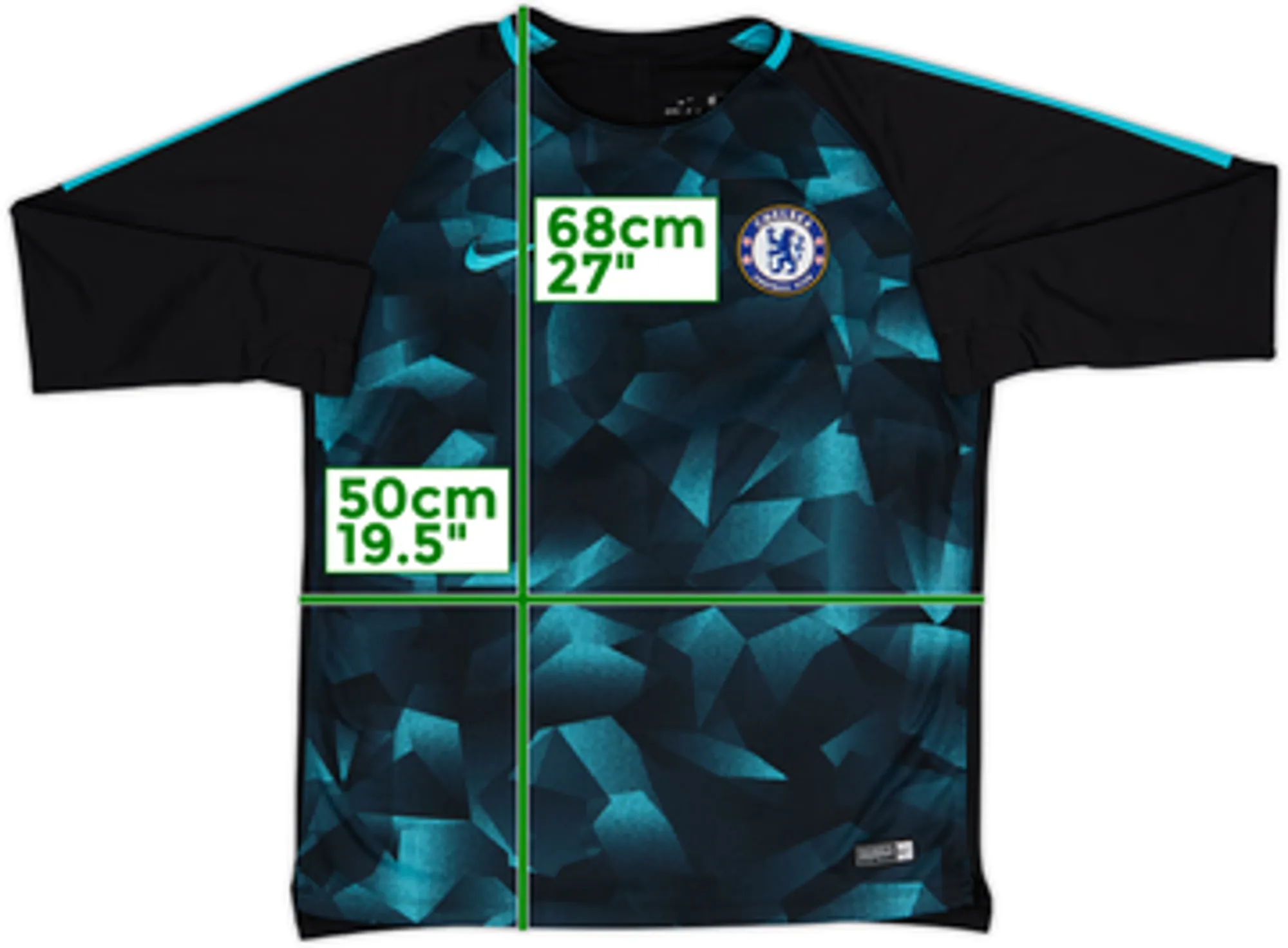 2017-18 Chelsea Nike Sweat Top - 8/10 - (M)